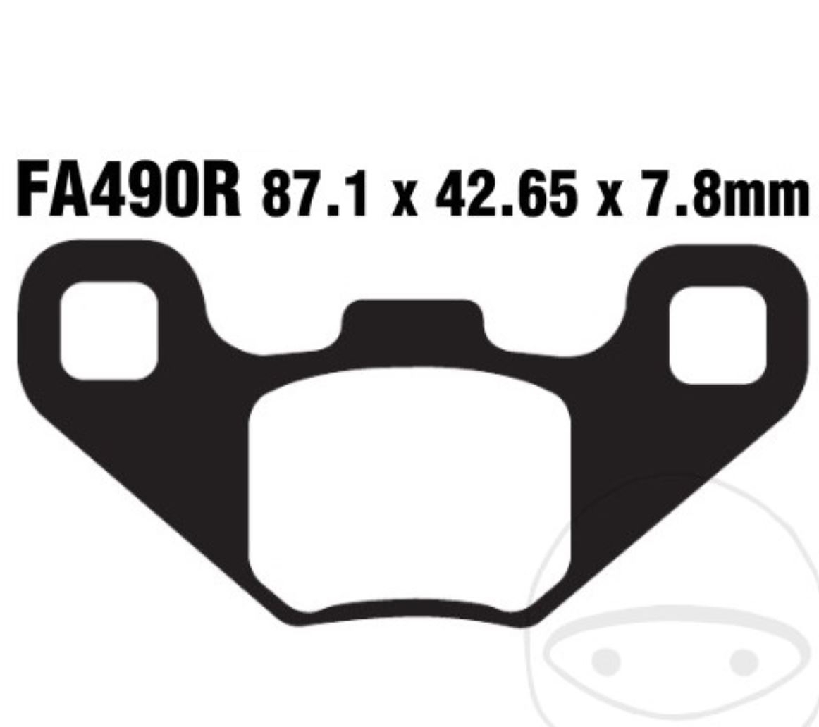 EBC Bremsbeläge FA490R Polaris Phoenix 200  2010-2012 RZR 170 2009-2015