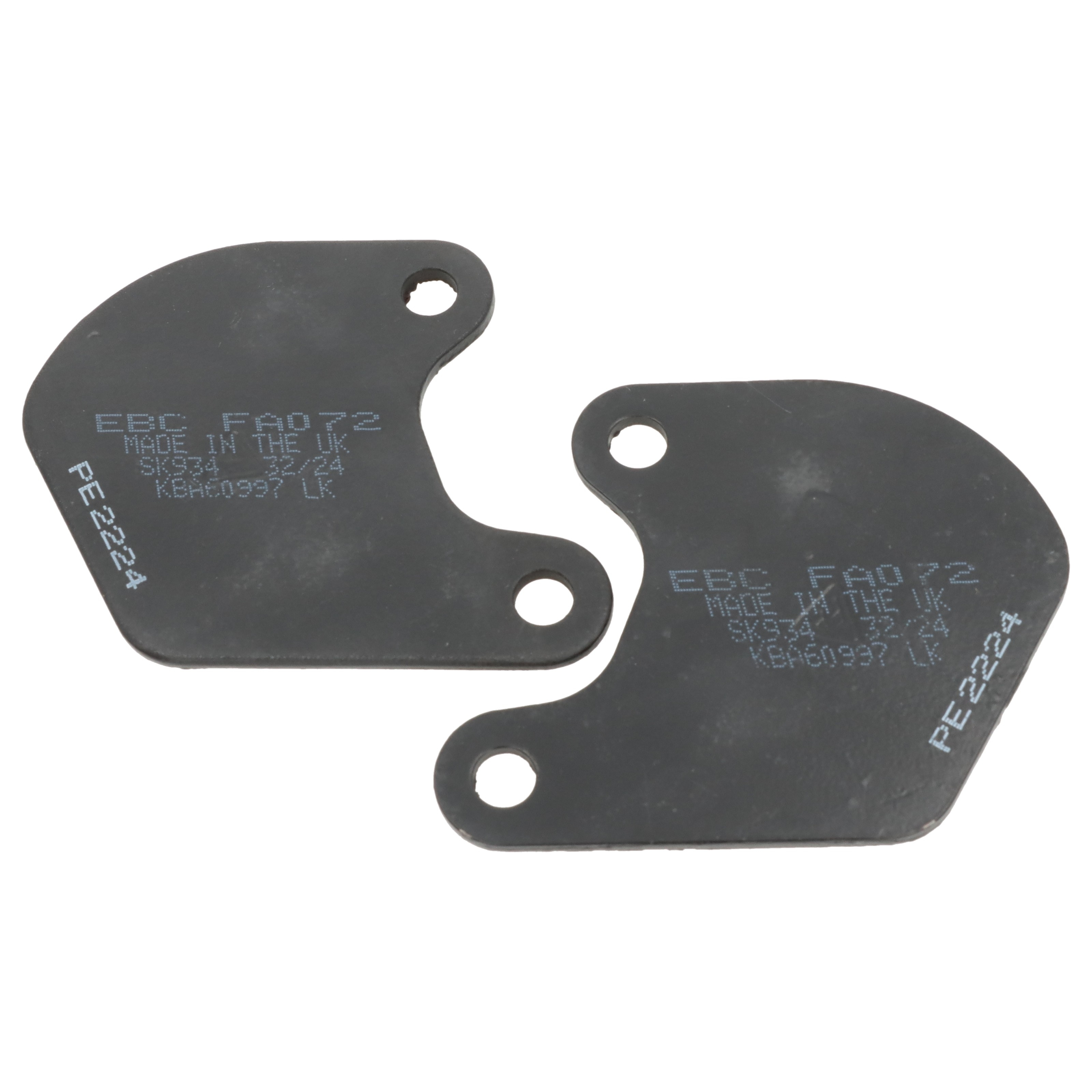 EBC FA072 Bremsbeläge für Chopper Blackstuff organisch