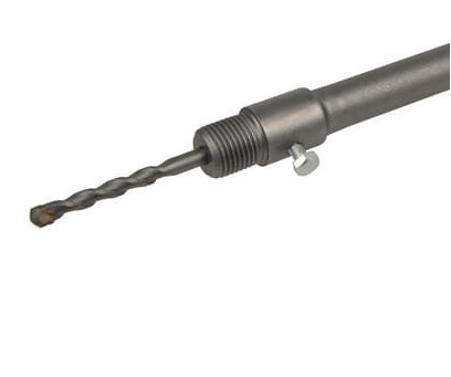 SDS Max Verlängerung Aufnahmeschaft Adapter für Bohrkrone M22 Gewinde 160mm lang