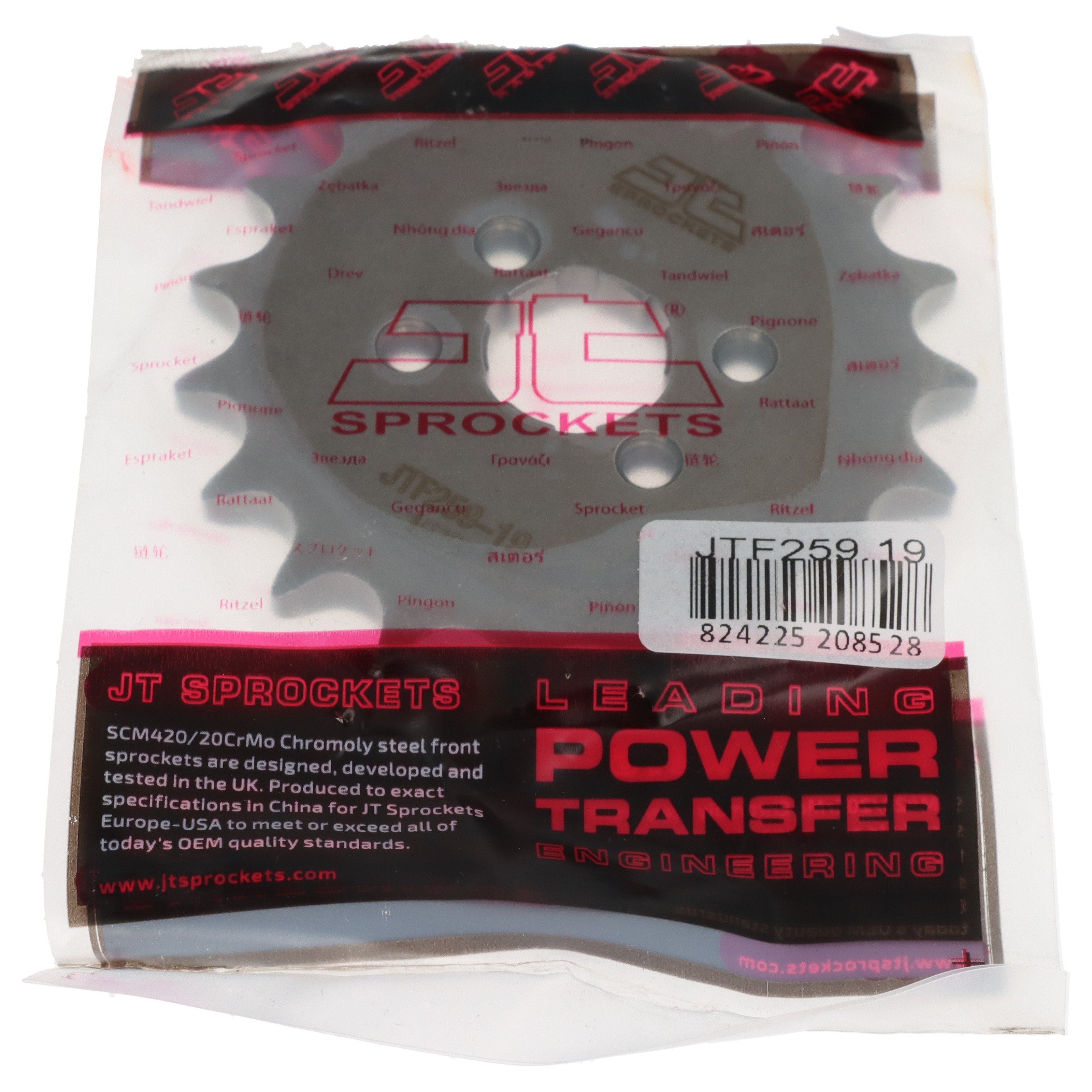 JT Ritzel 19Z Teilung 428 JT Sprockets JTF259.19