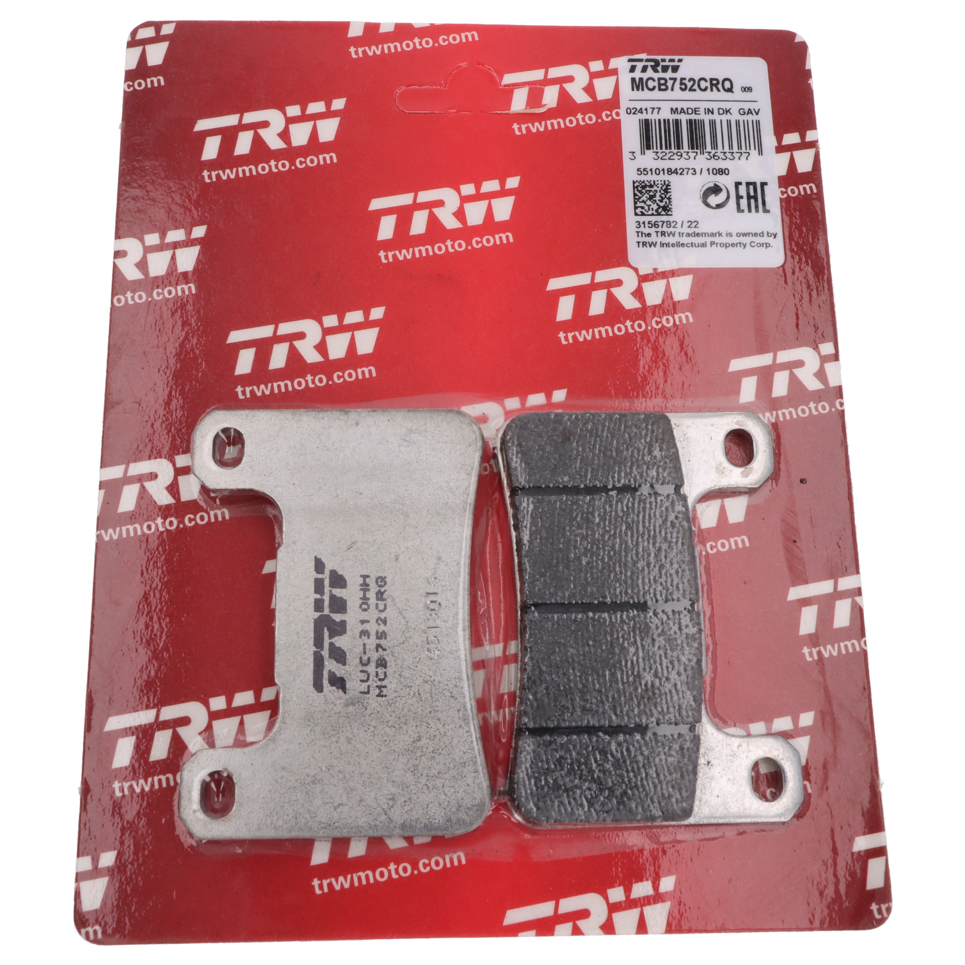 TRW MCB752CRQ Carbon Bremsbeläge vorne Kawasaki KLZ NINJA H2 Z ZX-10R Suzuki GSX GSX-R VZR