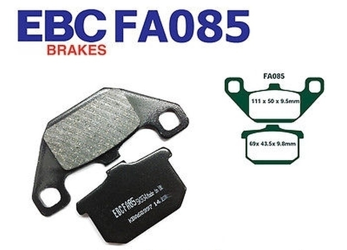 EBC Bremsbeläge FA085 für Kawasaki EL 250 GPZ 400 550 600 750 1000 Z ZL EN VN ZX