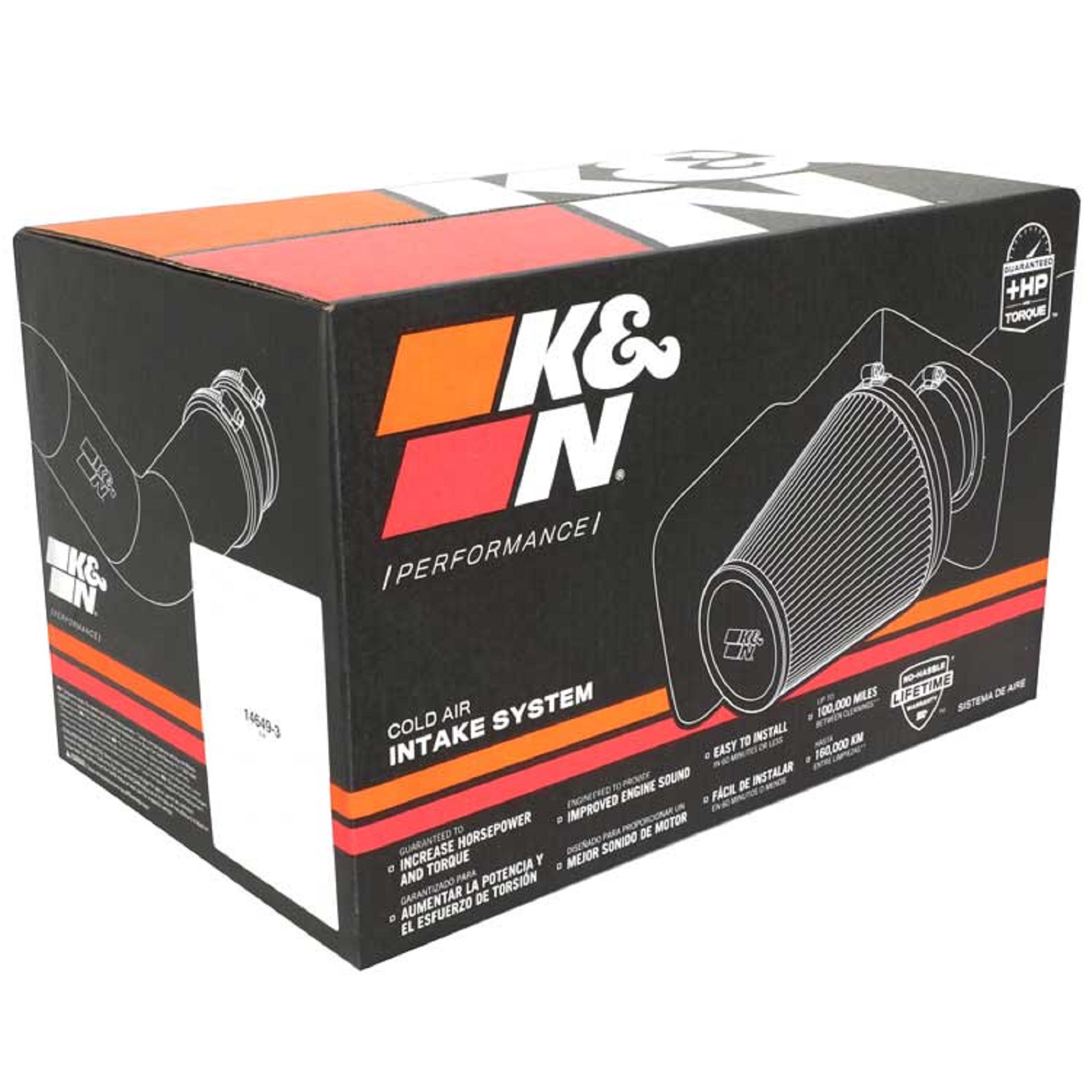 K&N Einlassfilter Performancekit für Chrysler 300 2012-15 Dodge 6.4 V8 2011-2023