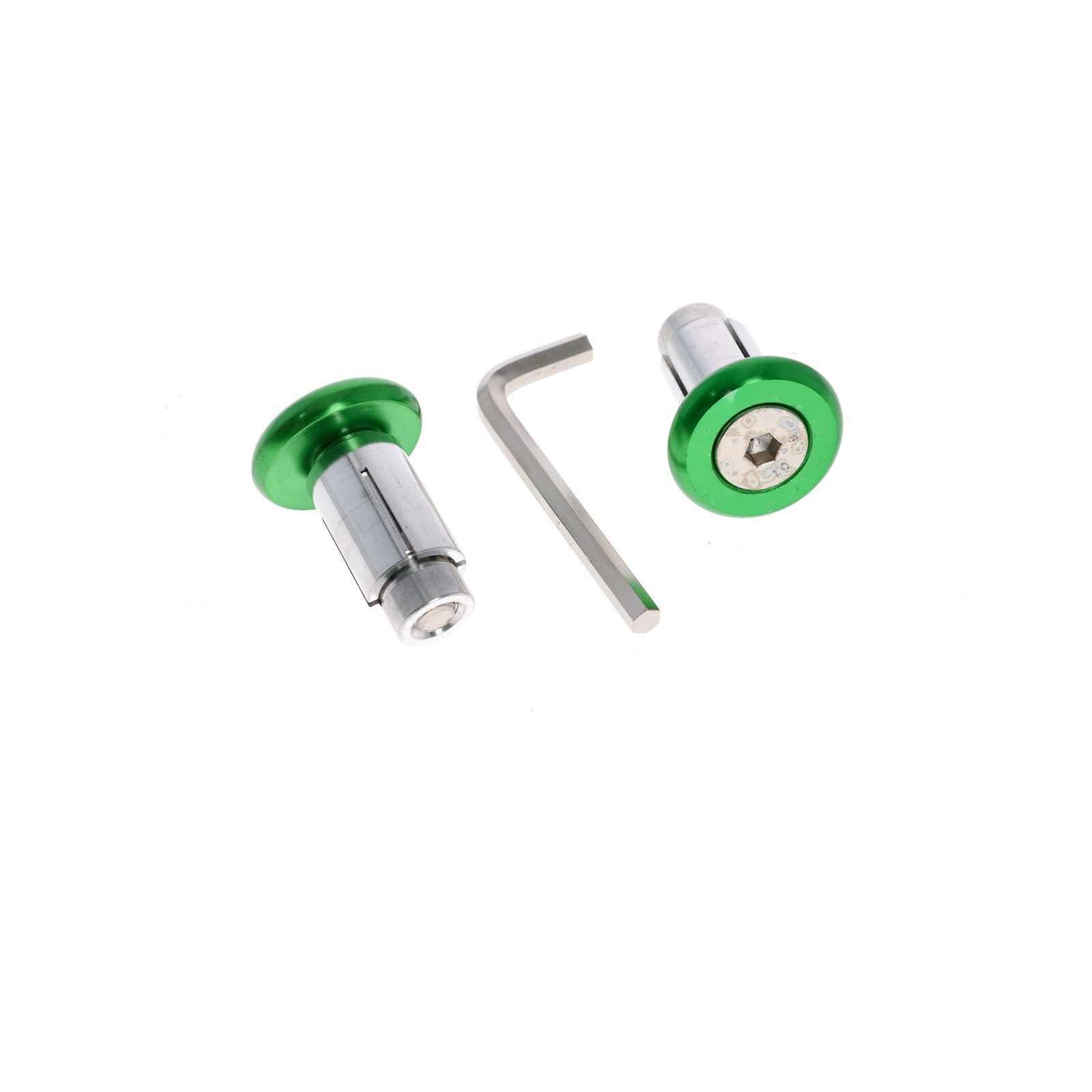 Motorrad Quad Roller Lenkerenden Lenkergewichte 2x32g grün für Lenker 13-19 mm