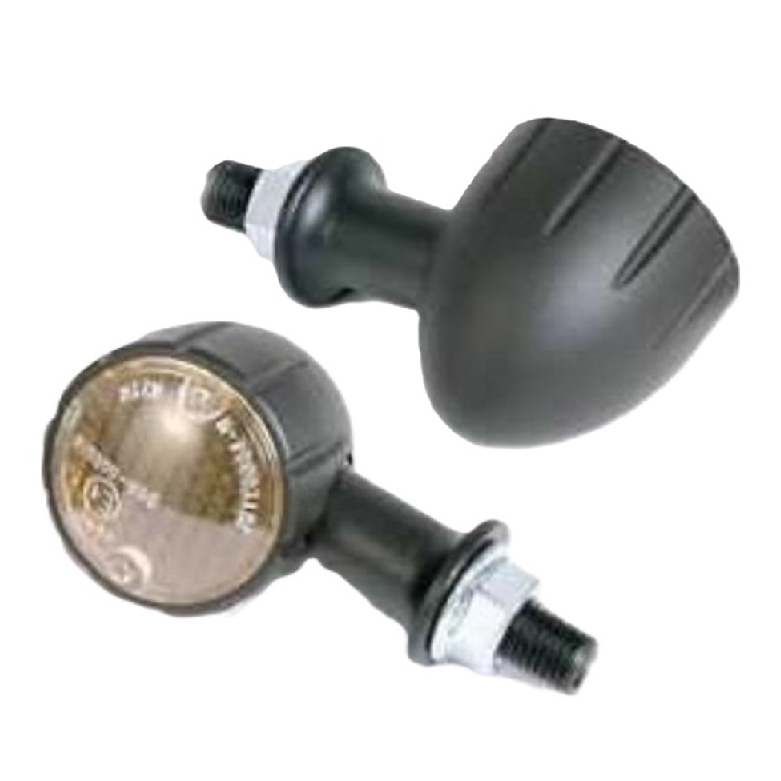 Blinkerleuchten Paar für vorne und hinten aus Aluminium in schwarz für viele Fahrzeuge