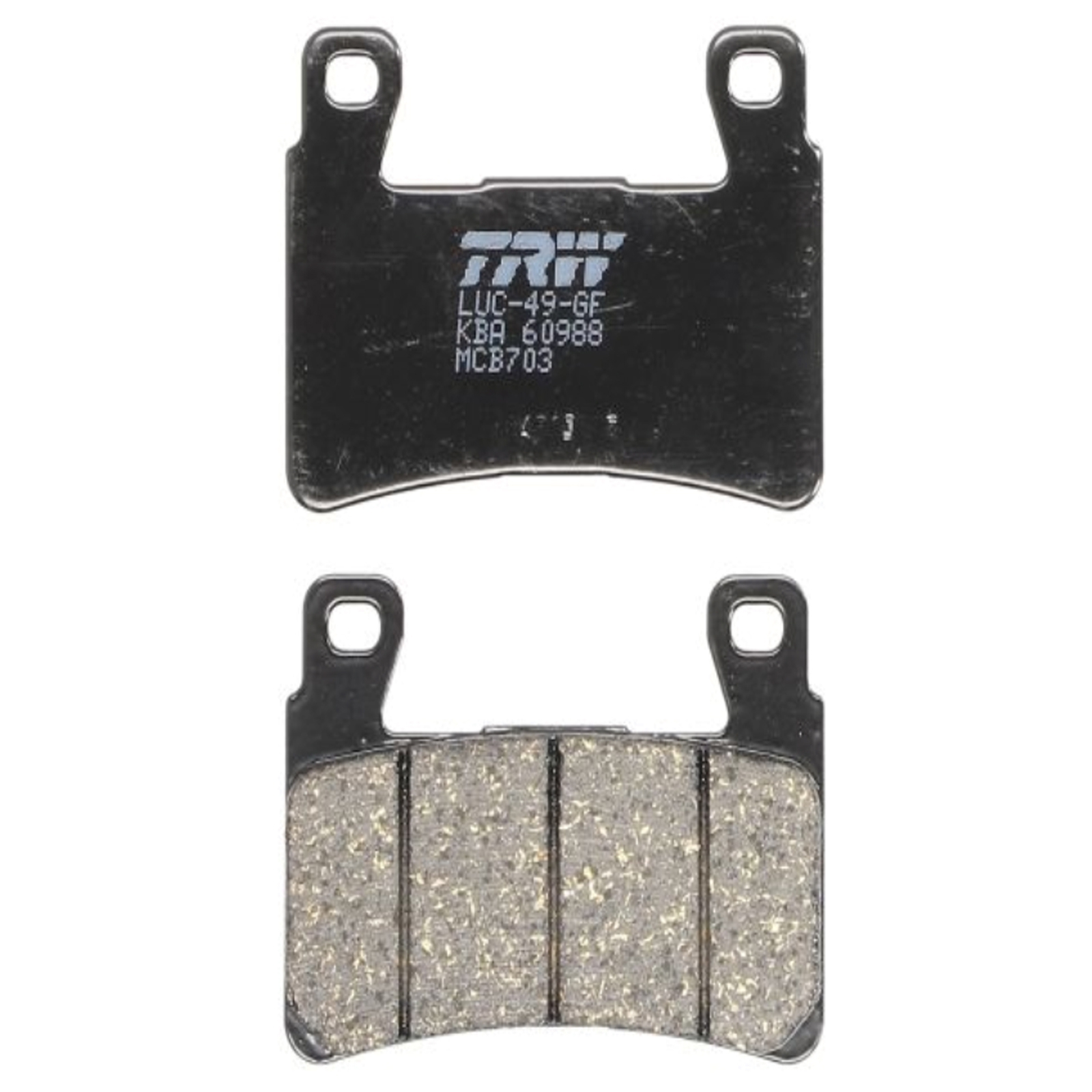 TRW Bremsbelagsatz für Honda CBR600F 1999-2007 PC35 Bremsbeläge vorne+hinten komplett