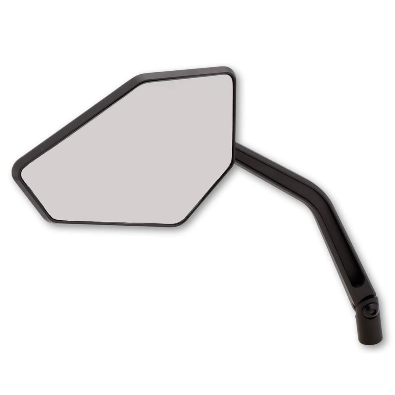 Spiegelpaar passt für viele Fahrzeuge aus Aluminium in schwarz mit M10 Gewinde Beidseitig montierbar