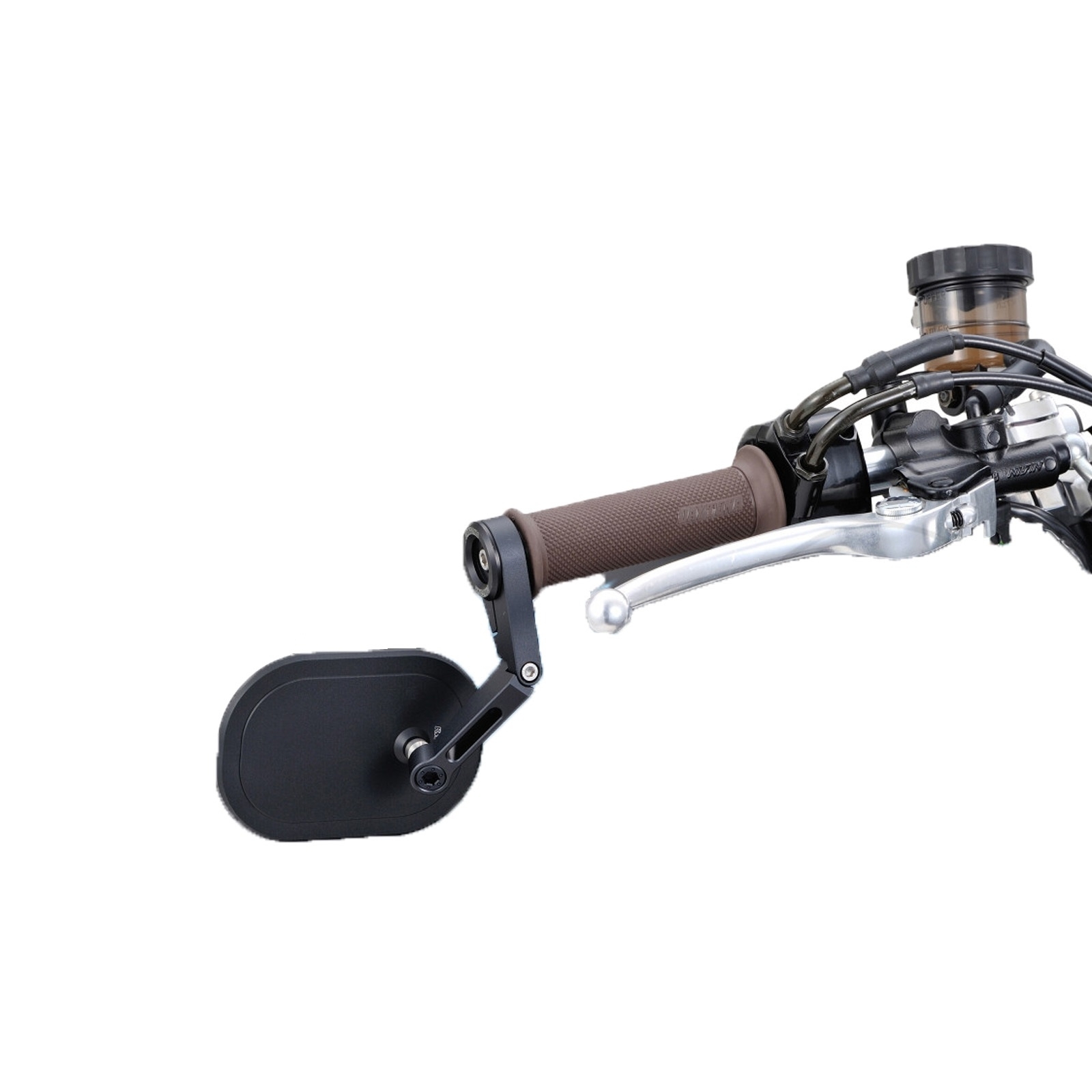 DAYTONA D-MIRROR-16 Lenkerendenspiegel Universal schwarz für 1 und 7/8 Zoll Lenker e-geprüft