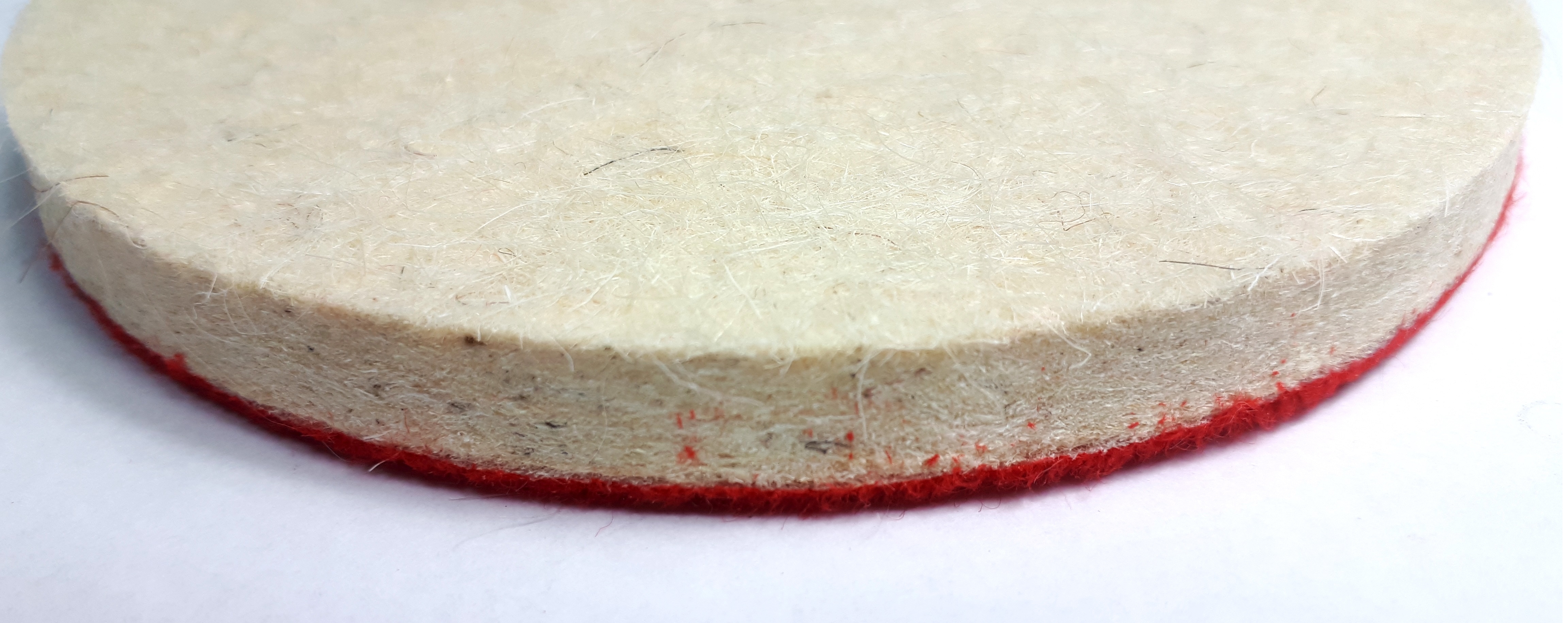 2x Klett Filzscheibe Polierscheibe 125x10mm Auto Politur Polierpads Schleifscheibe