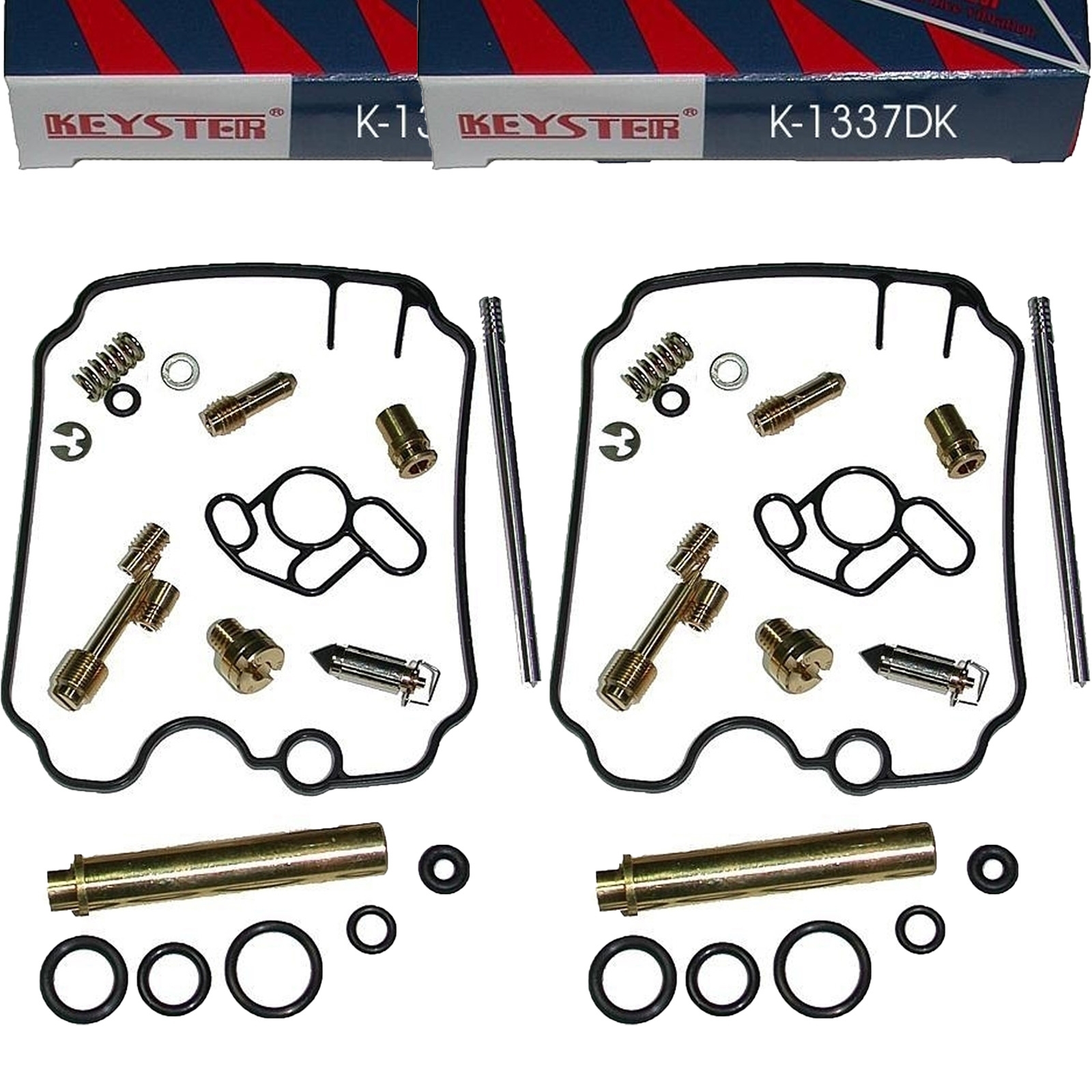 2x Keyster K-1337DK Vergaser Reparatursatz für Ducati Supersport 750 SS 1991 - 1998