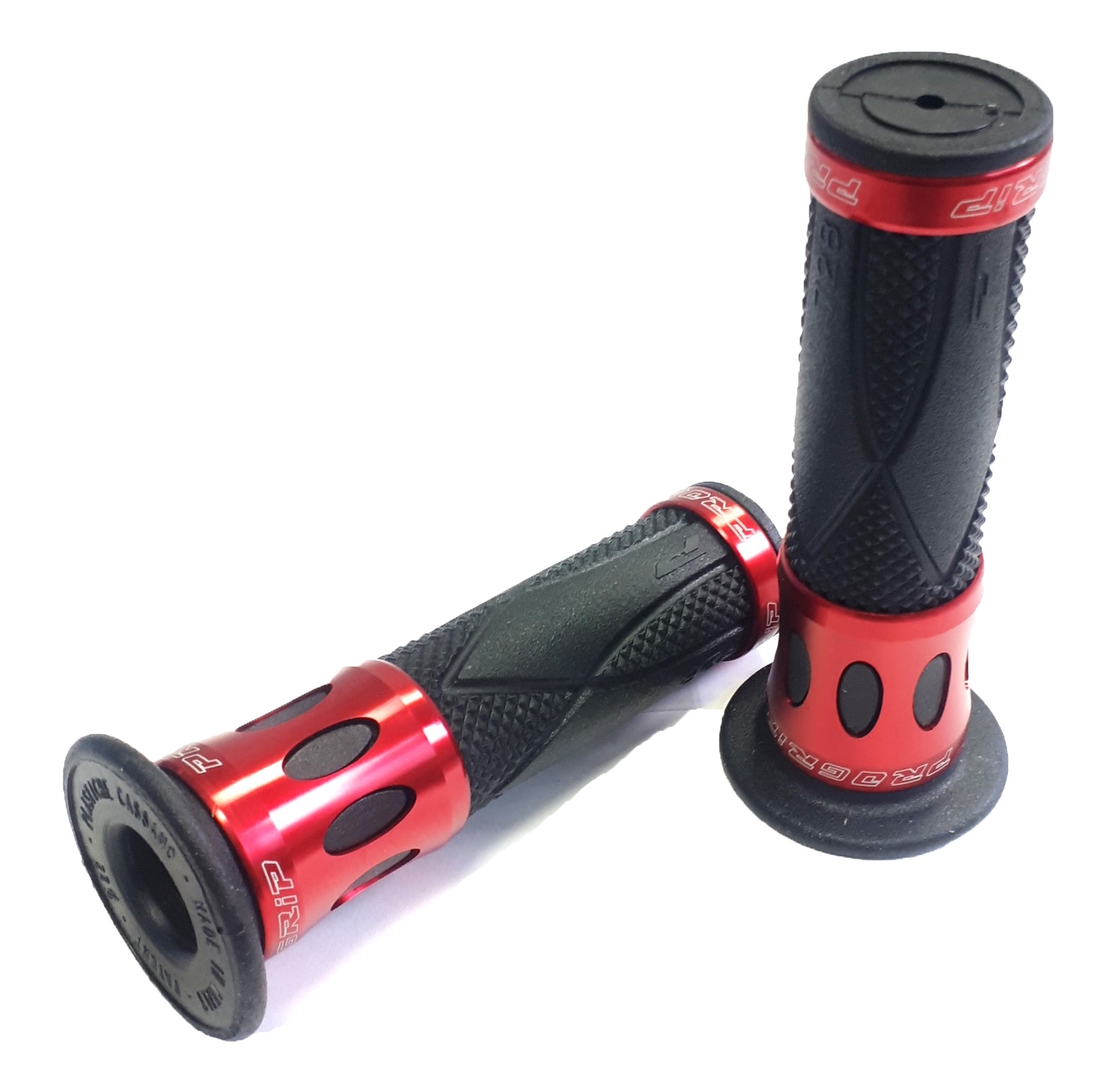 Progrip Griffgummis 728.02 schwarz / rot / ALU