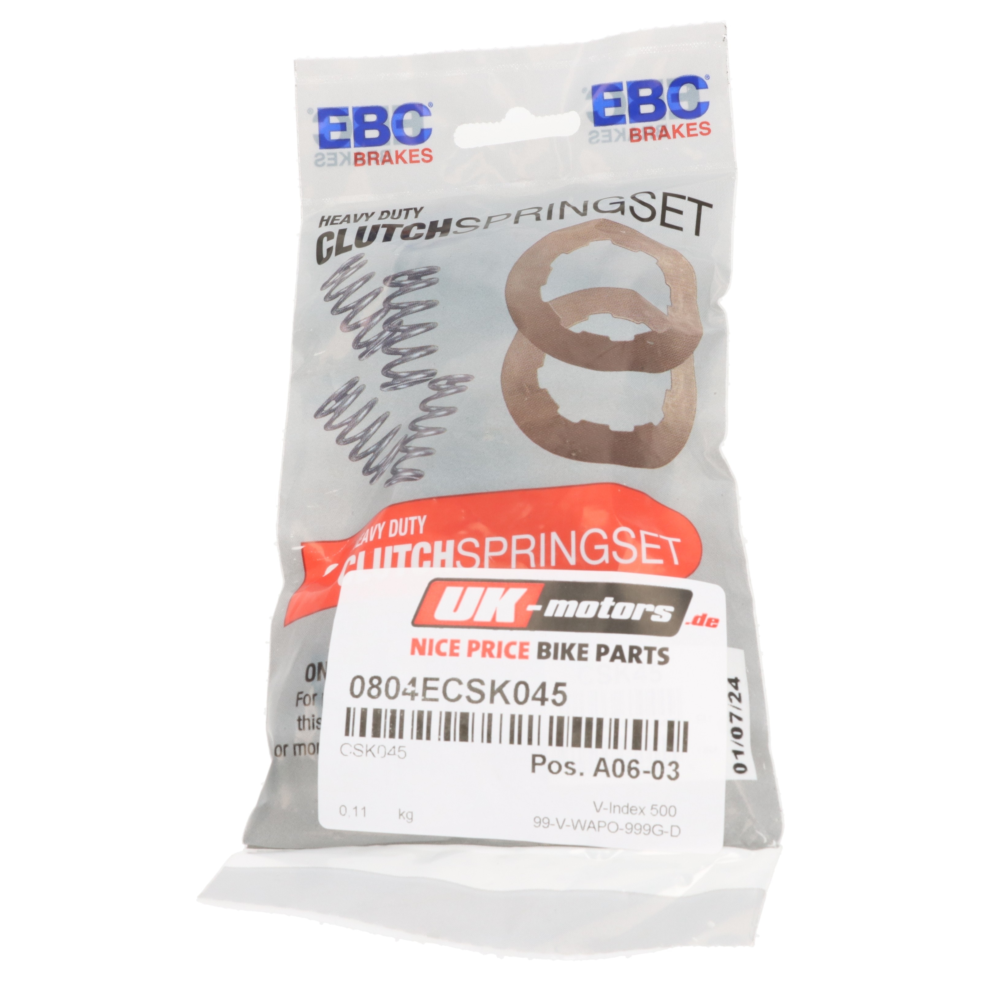EBC CSK045 Kupplungsfedern für Honda CBR 600 CBR 900 RR XR650R Satz verstärkt 6 Stück
