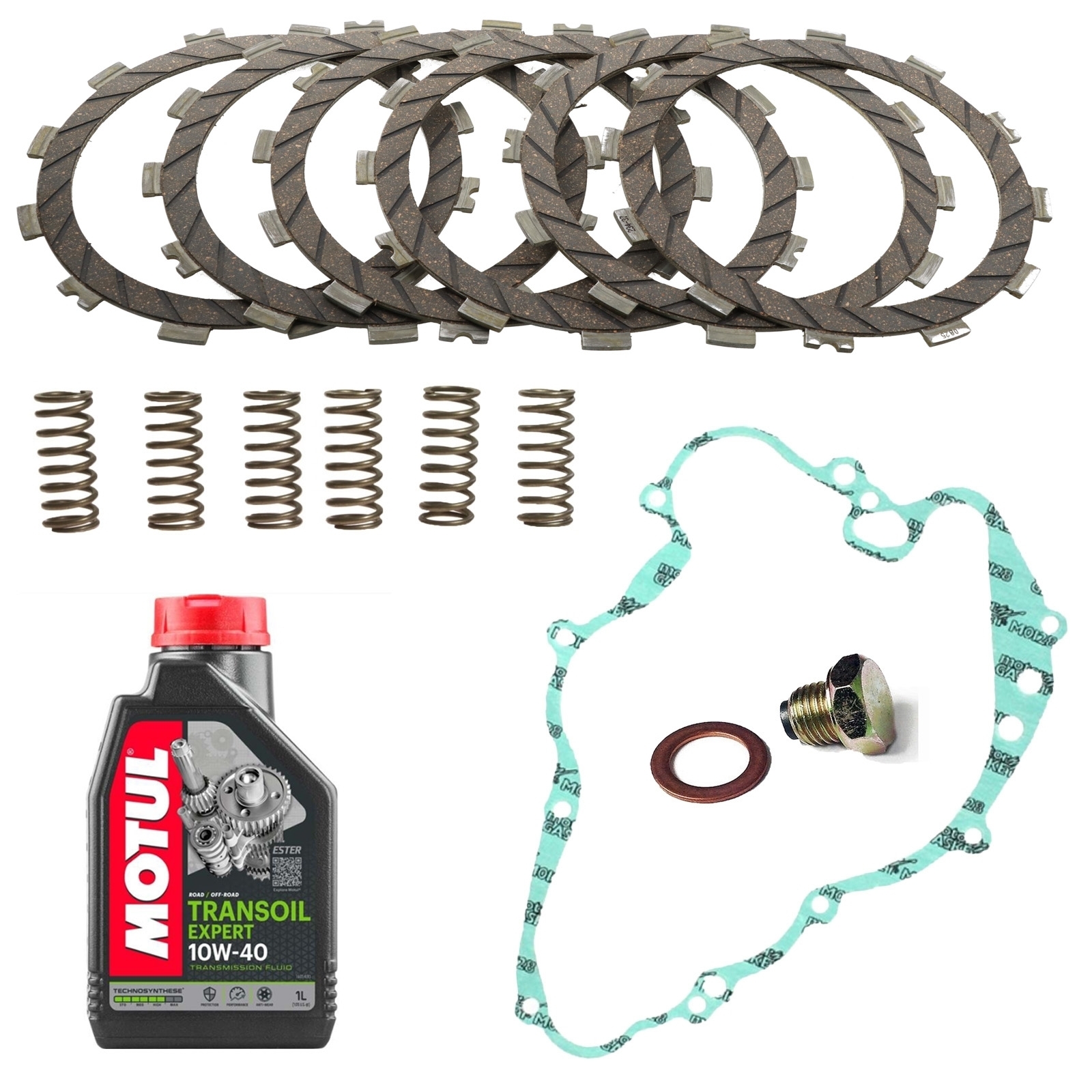 Kupplung für Rotax 122 Aprilia RS MX RX SX 125 Reparatursatz Lamellen Federn Öl Dichtung