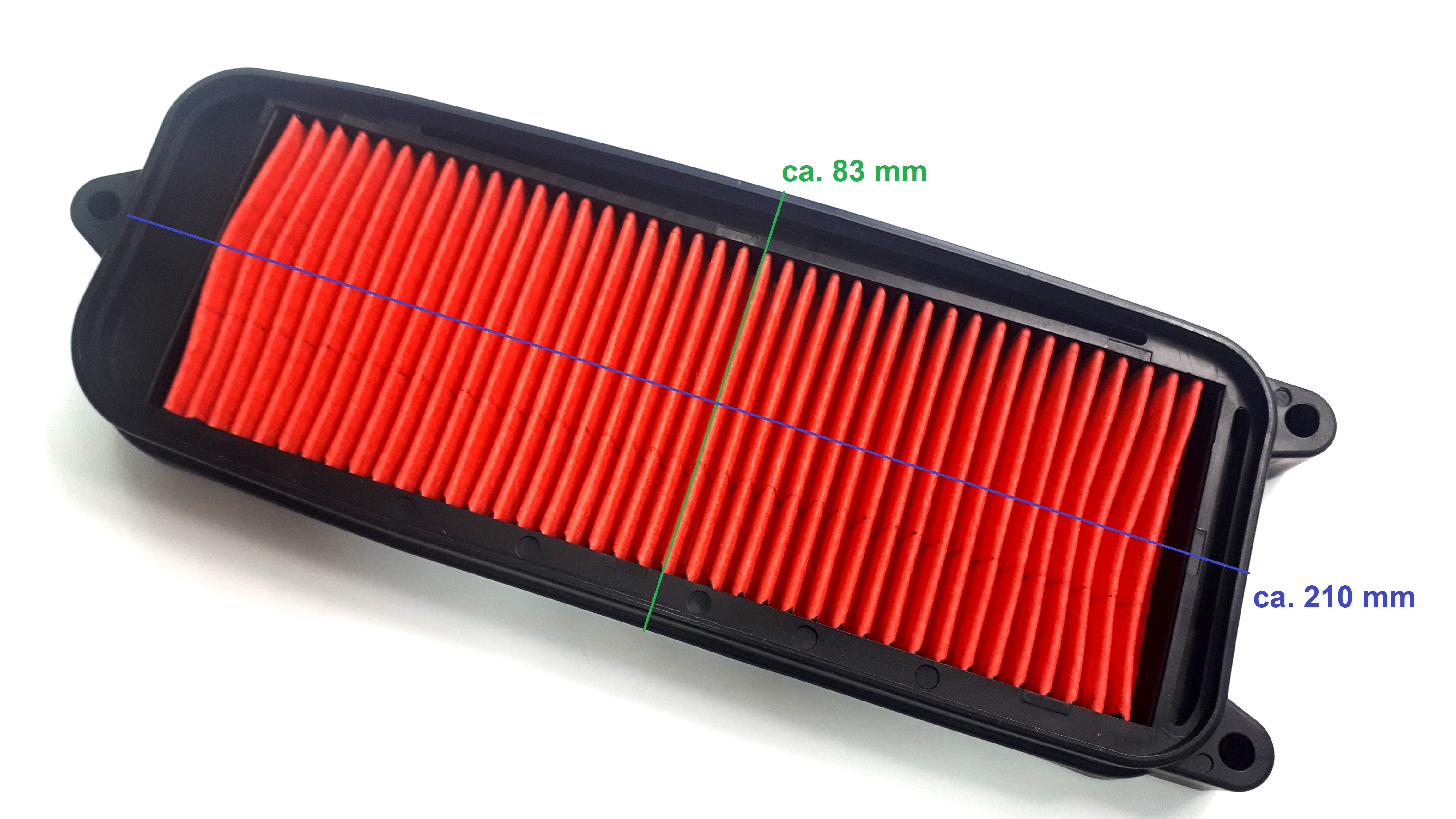 Luftfilter Filterelement für Bobber Bike Hyosung Aquila GV 125 GV 250