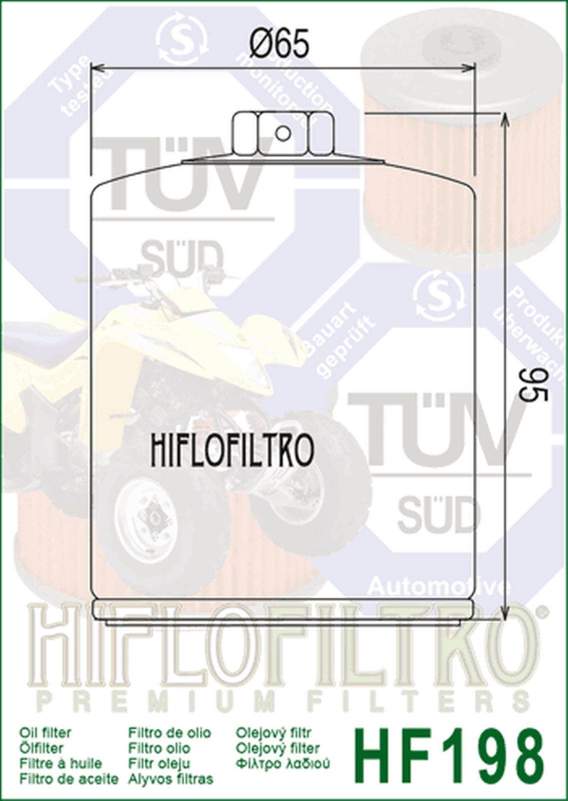HIFLO Ölfilter HF198