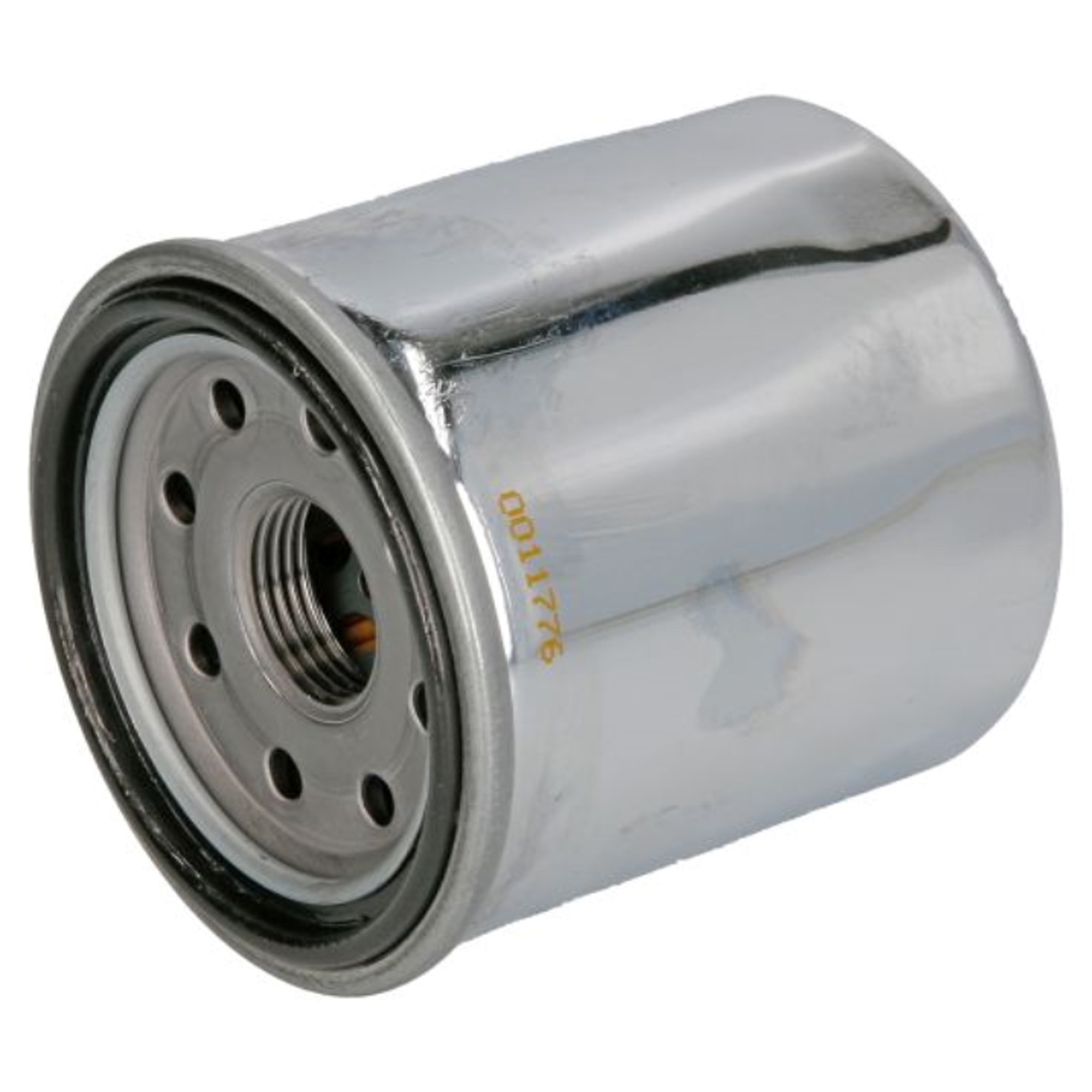 Satz Ölfilter chrom + Ölfilterschlüssel für Honda Yamaha Kawasaki