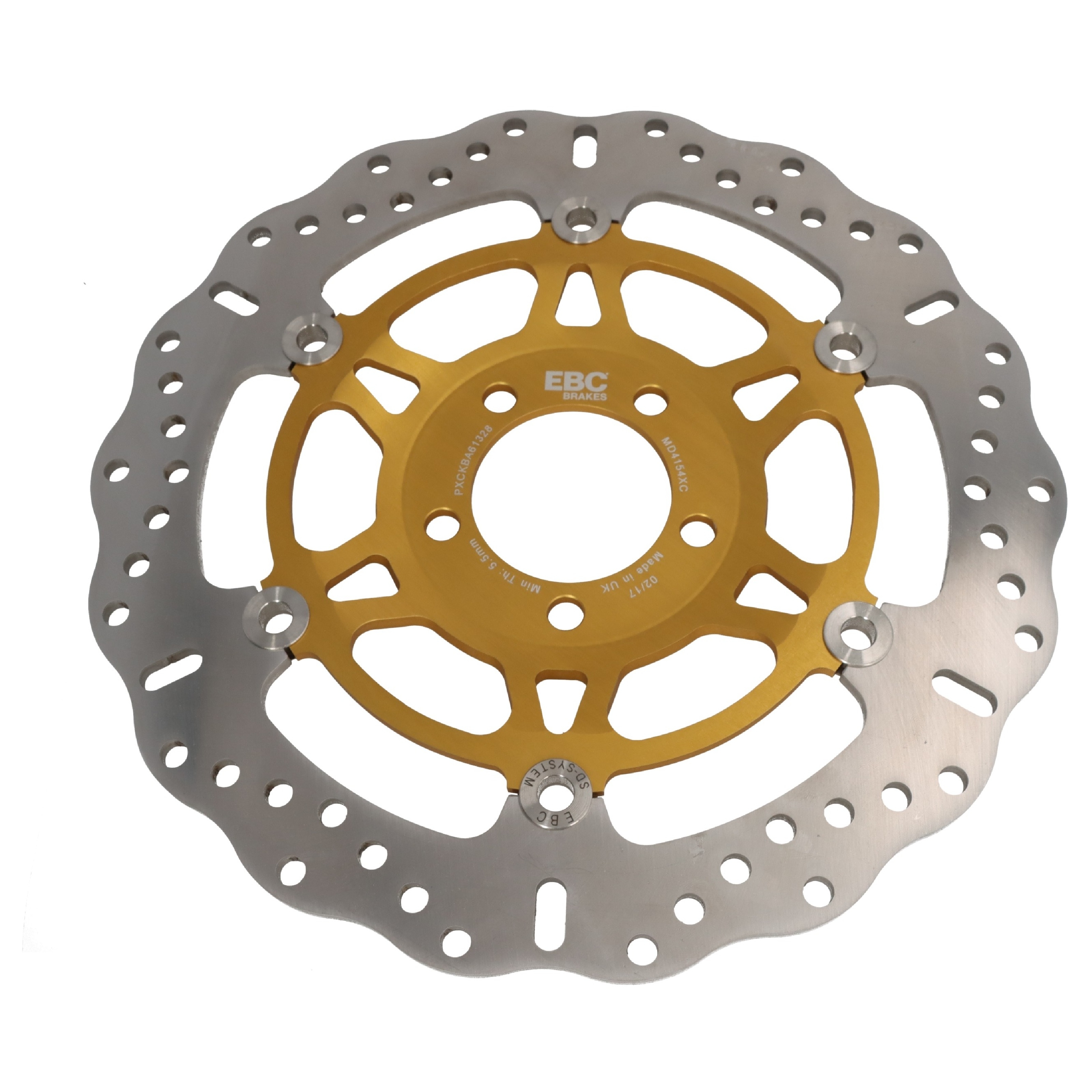 EBC MD4154XC Contour Bremsscheibe für Kawasaki Z 1000 A ZRT00AA ZX-12R 1200 B ZXT20AB