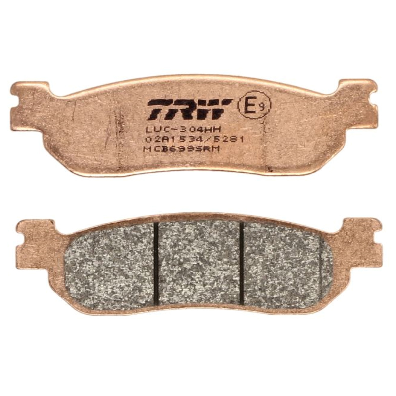 TRW MCB699SRM Bremsbeläge hinten für Yamaha YP 250 Majesty YP 125 X-Max YP400 R