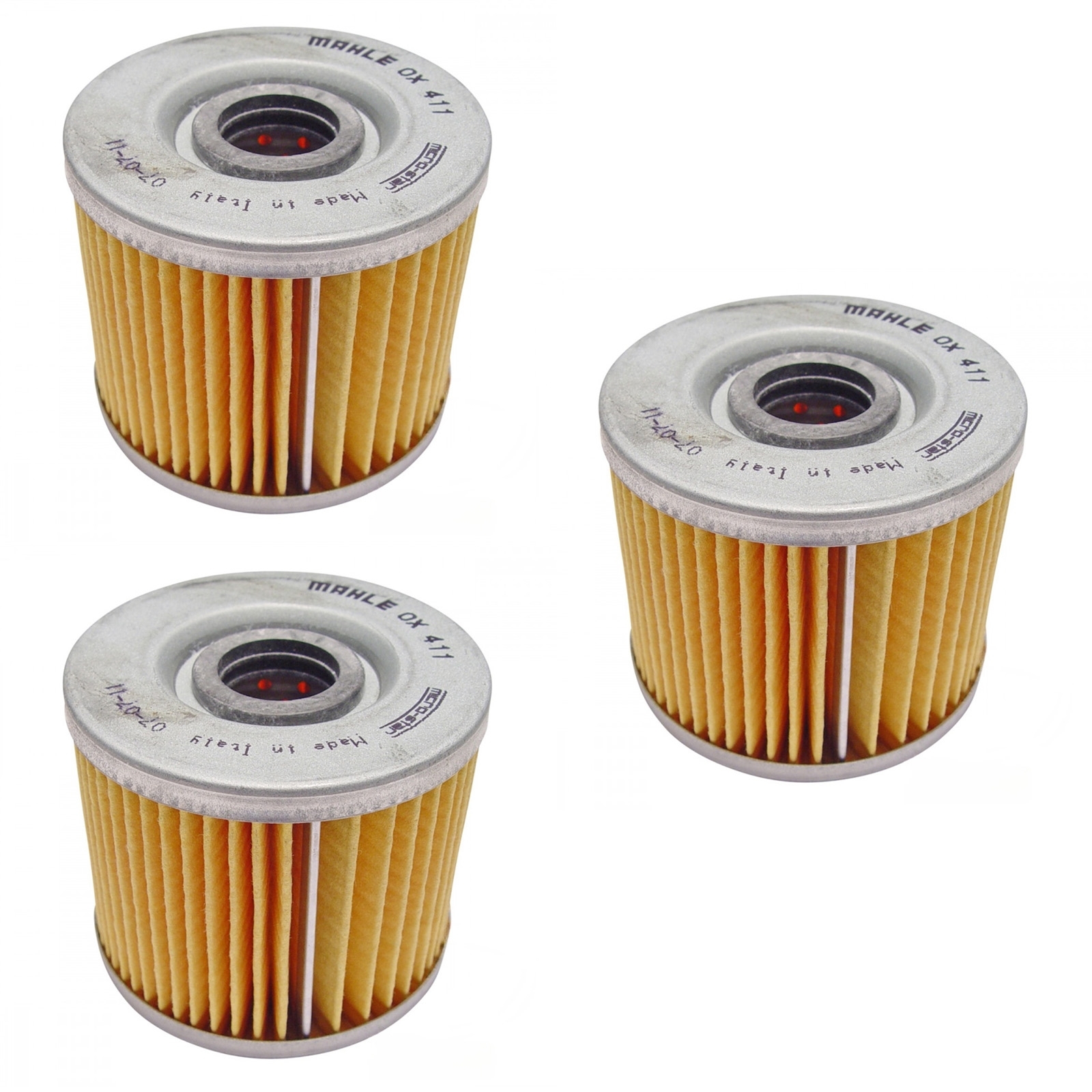 3x Mahle OX411 Ölfilter für Suzuki GS500 GS400 450 1000 GSF400 Bandit GSX 550 750 1100 GR
