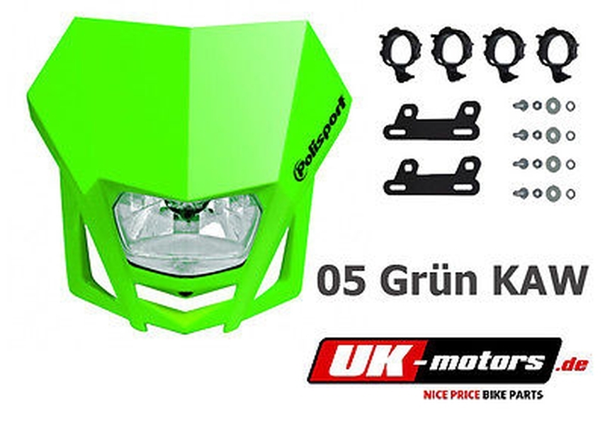 Polisport universal Lampenmaske GRÜN