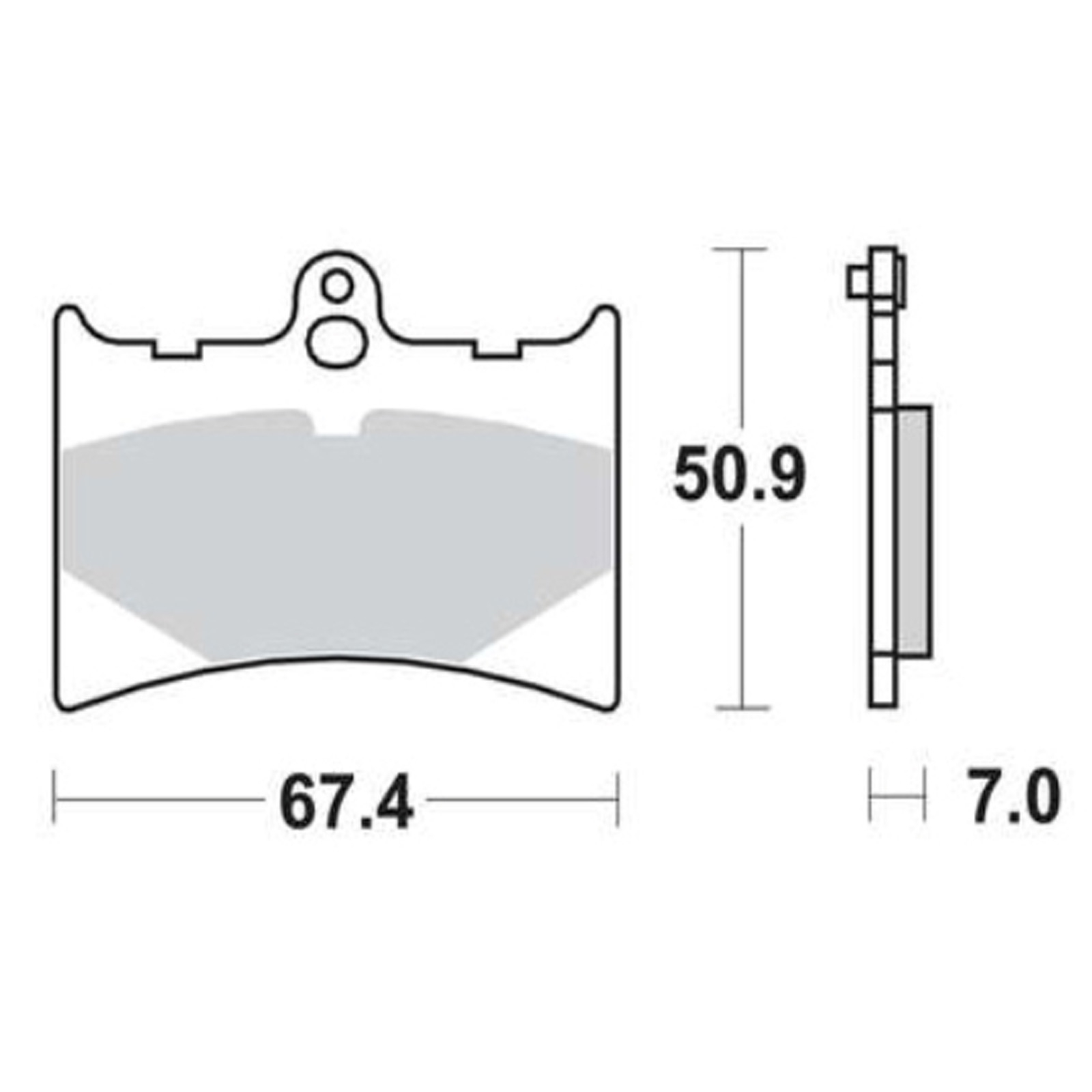 TRW MCB572 Bremsbeläge vorne für Aprilia RS125 AF1 Tuono Benelli Moto Guzzi Quota