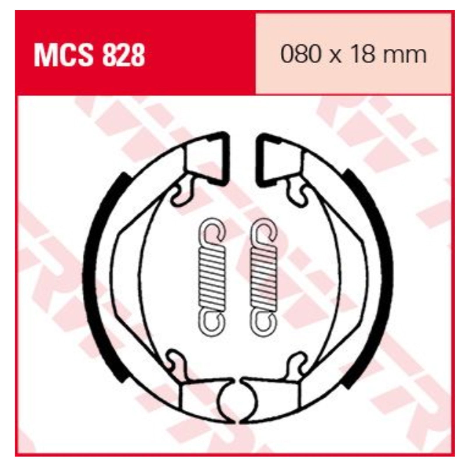 TRW MSC828 Bremsbacken vorne für Honda Camino PA Kreidler Flory MP1 KTM Peugeot Puch Sachs