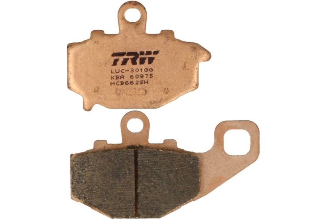 TRW MCB662SH Sintermetall Bremsbeläge hinten für Kawasaki ZR ZZR ZX-6R -9R -10R GPZ Z KLE ER ZZR
