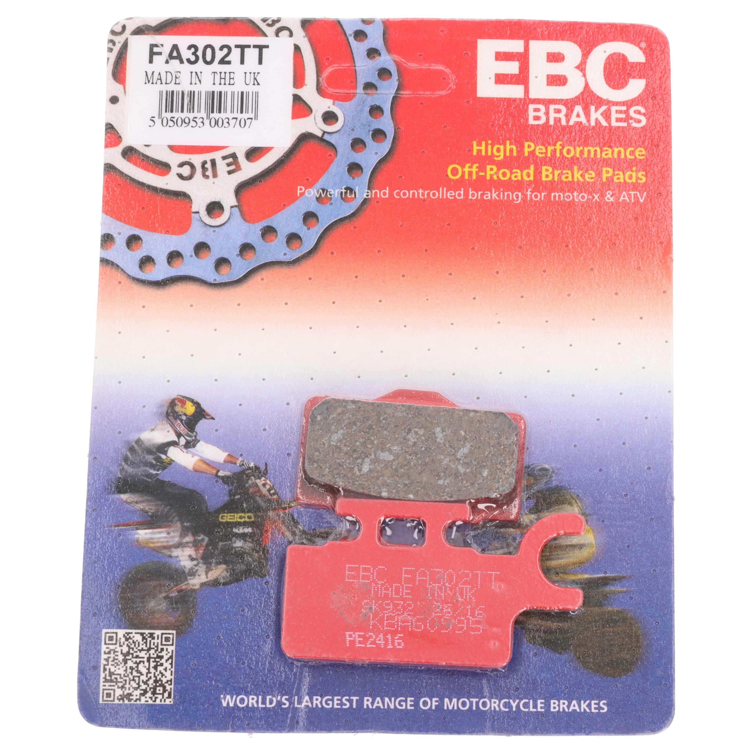 EBC Bremsbeläge FA302TT für Kawasaki KX 65 A KX065A Suzuki RM 65 KXEBC KXGBC