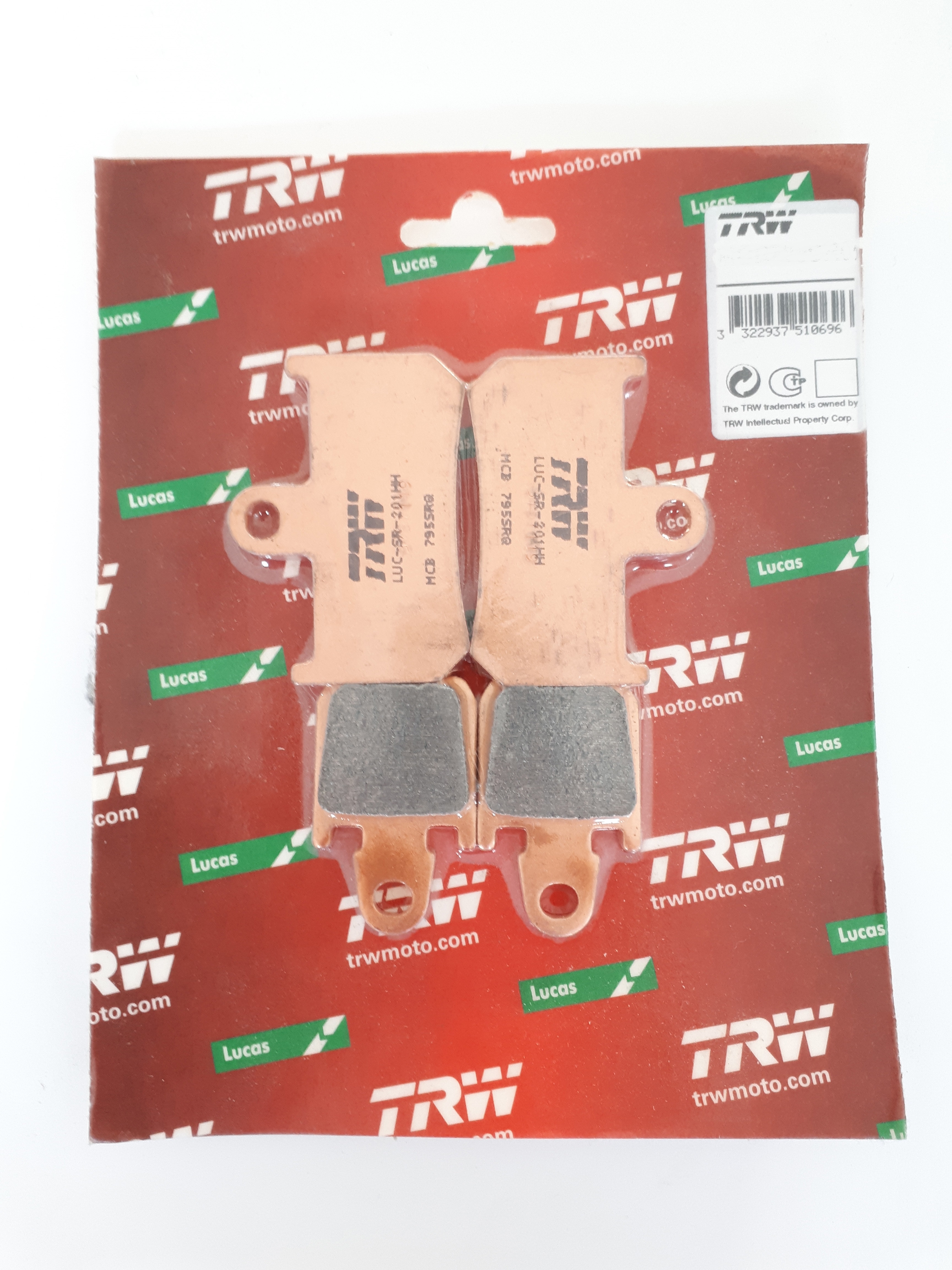 TRW MCB795TRQ Sinter Rennsport Bremsbeläge vorne für Yamaha YZF-R1 1000 VMX-17 1700 mit ABE