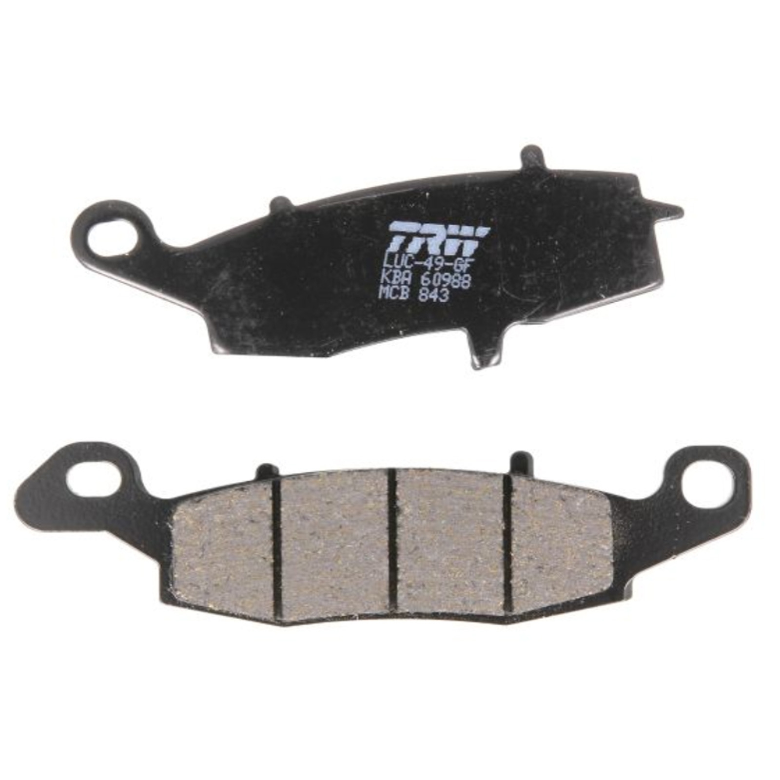 TRW MCB843 Bremsbeläge hinten für Kawasaki VN 900 1500 1600 2000 Suzuki VZ VL 1500