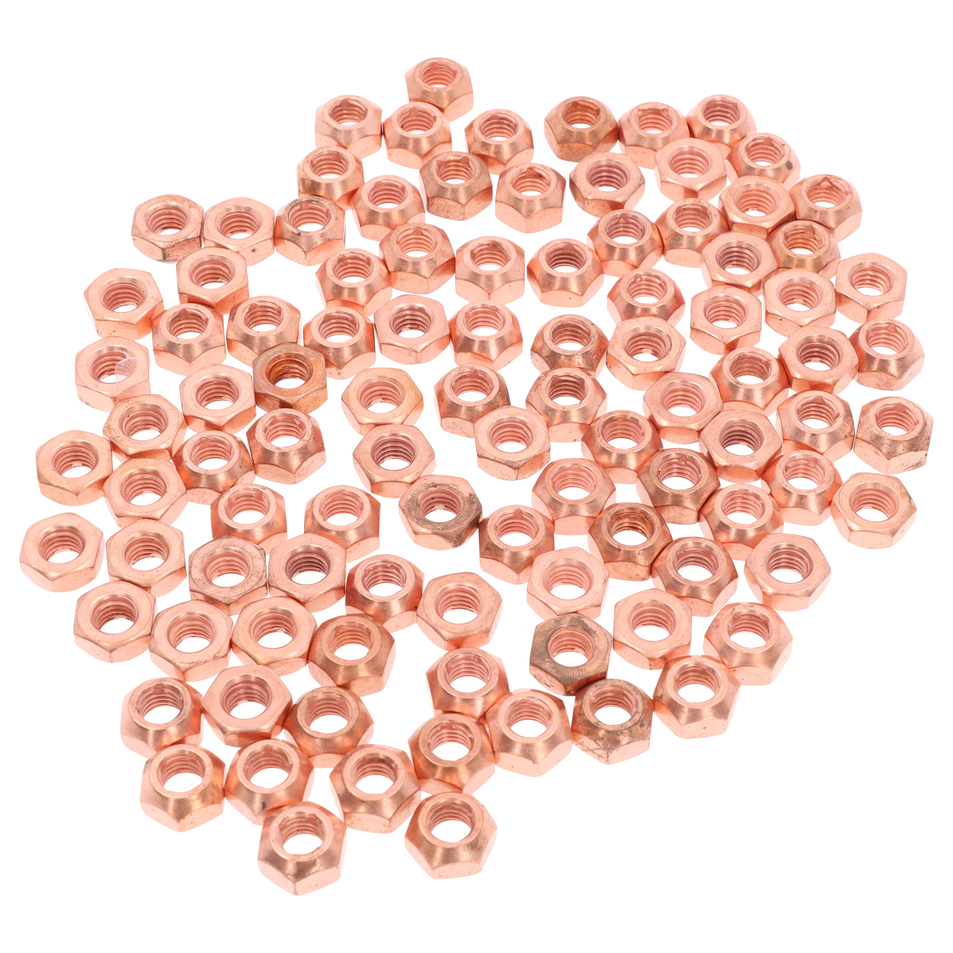 100x BOSAL BOS258-028 Auspuff Kupfermutter Kupfermuttern für Audi BMW VW M8 SW12 M8x1.25