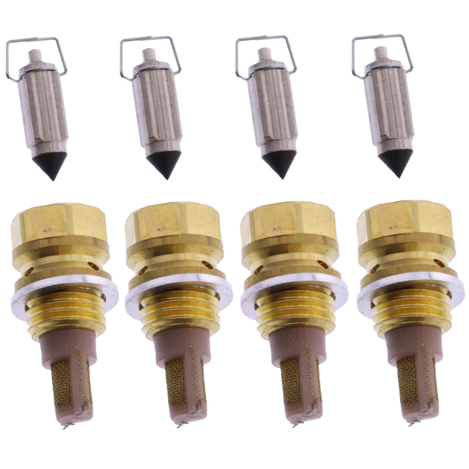 4x JMP 7244357 Vergaser Schwimmernadel mit Sitz für Honda VFR 400 R III VFR400 1989 - 1991