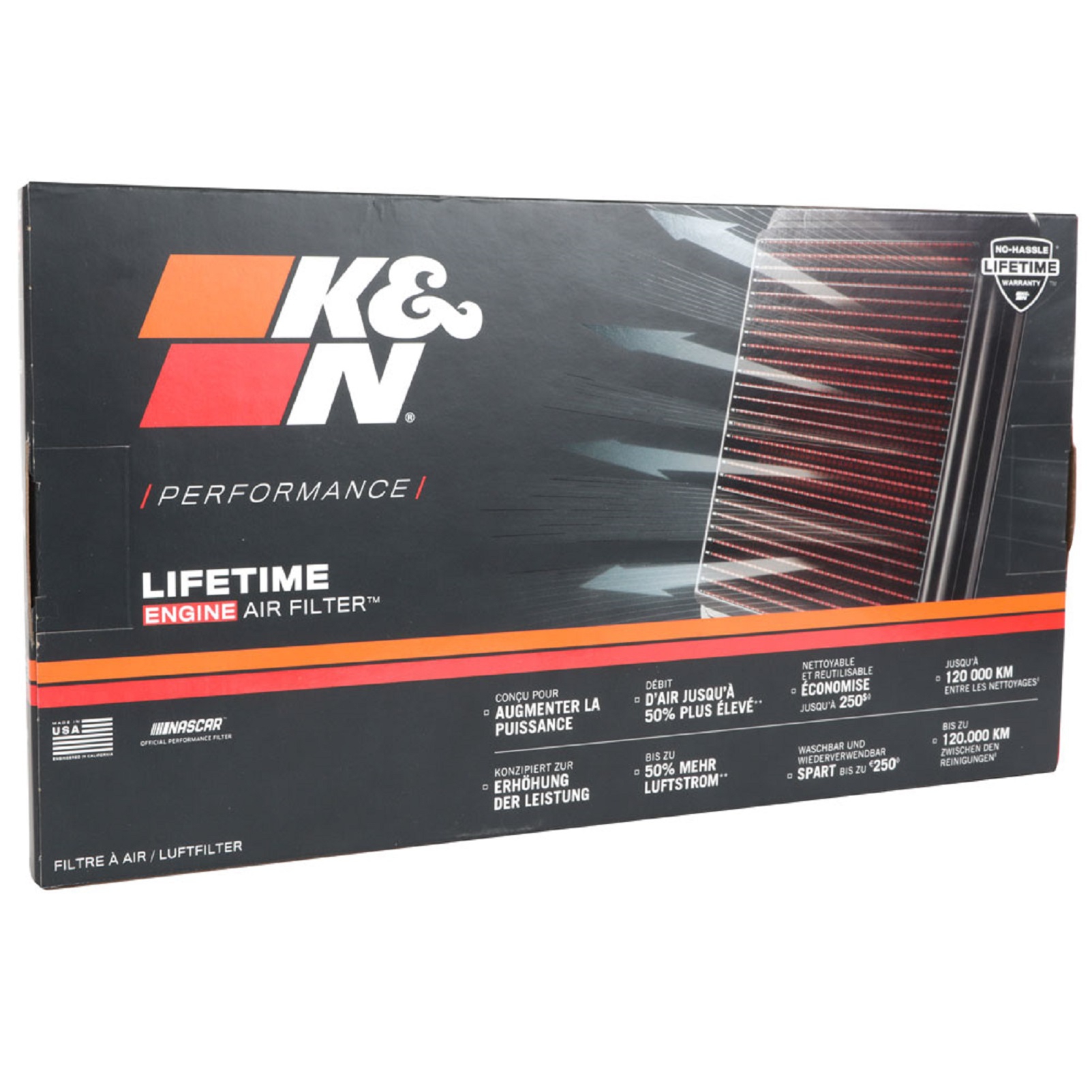 K&N Tauschluftfilter für Mazda 3 CX-30 CX-50 2.0 2.5 2019-2023