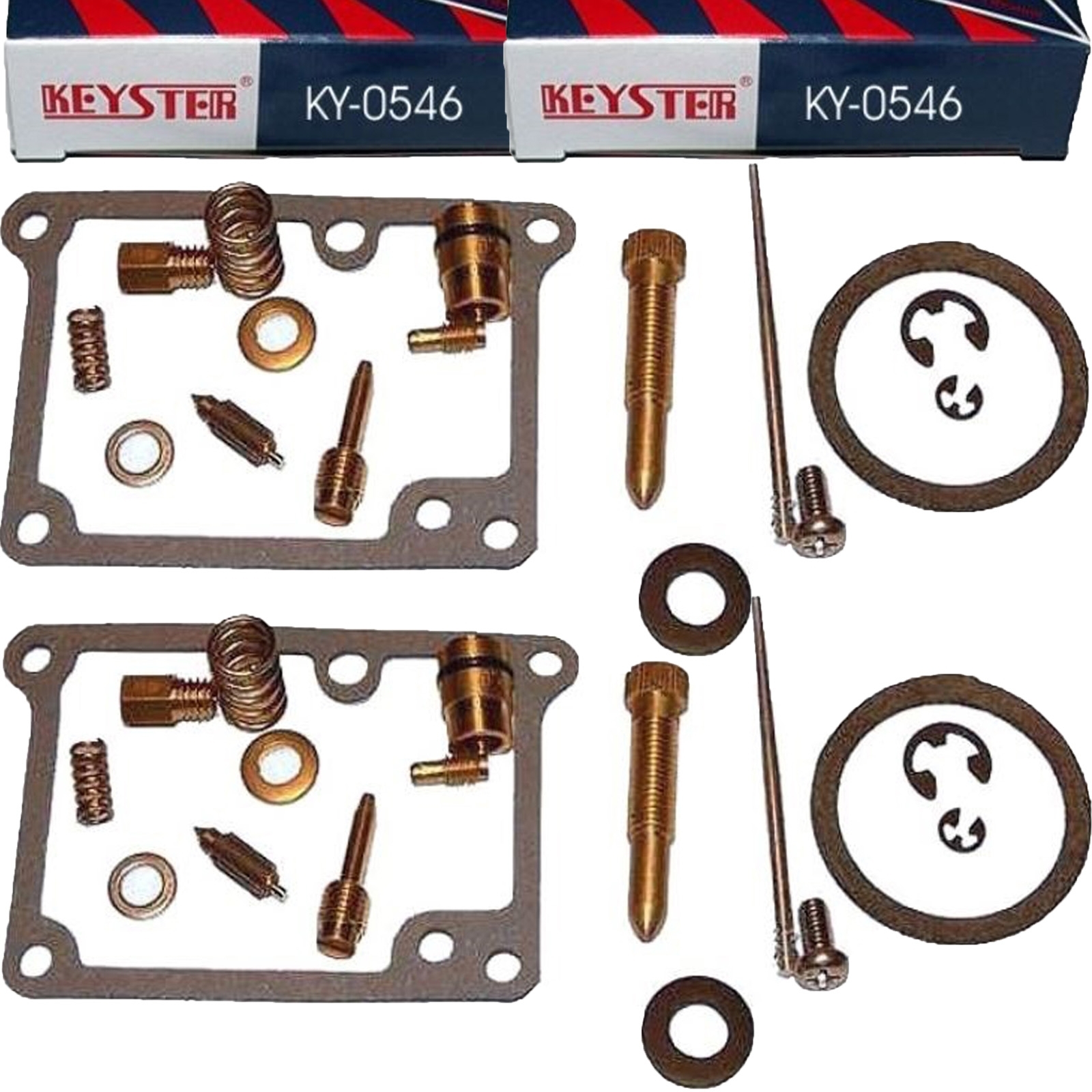 2x Keyster KY-0546 Vergaser Reparatursatz für Yamaha RD 350 LC 1980 Typ 4L0