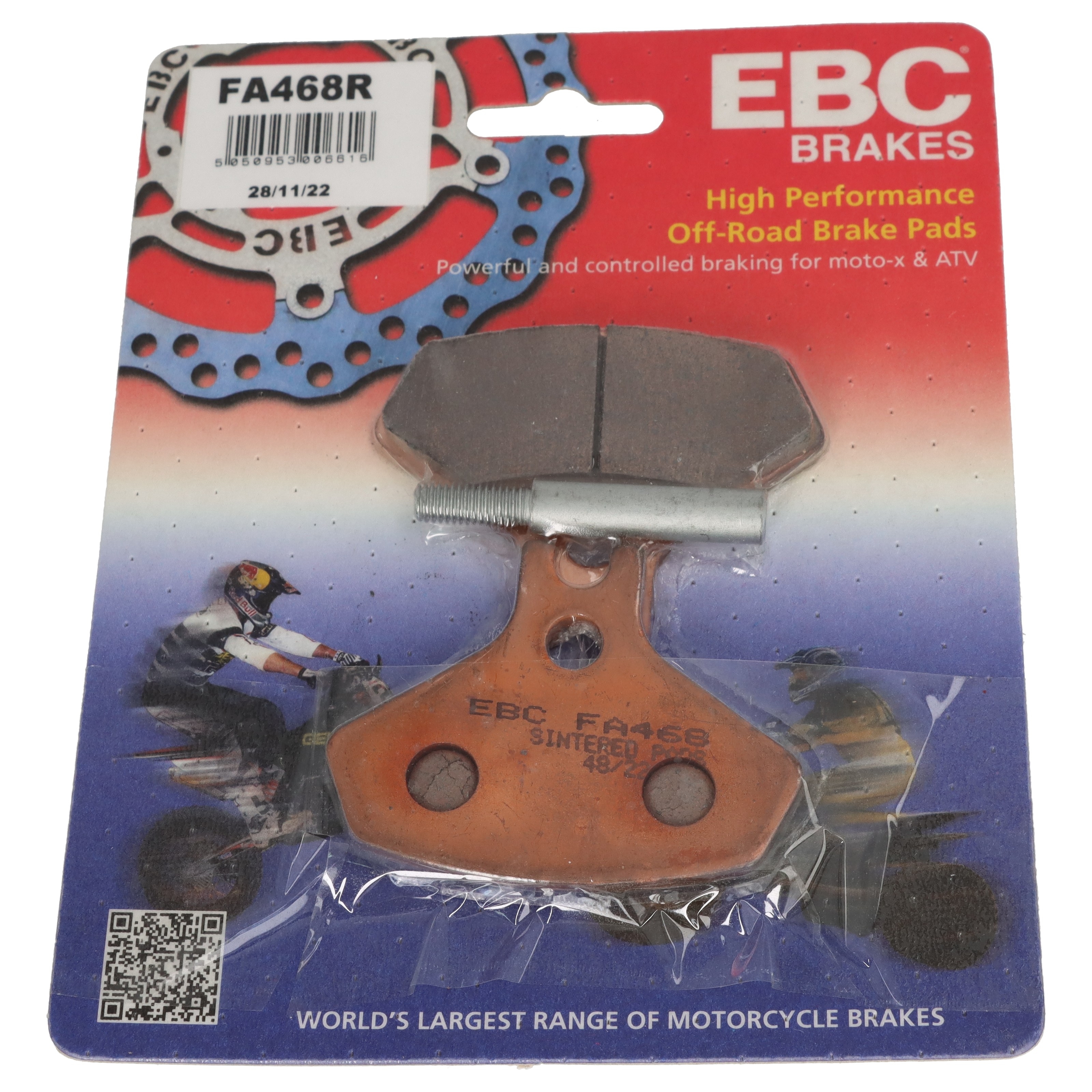 EBC Bremsbeläge FA468R für CAN-AM DS 450 X-mx MXC X-xc X