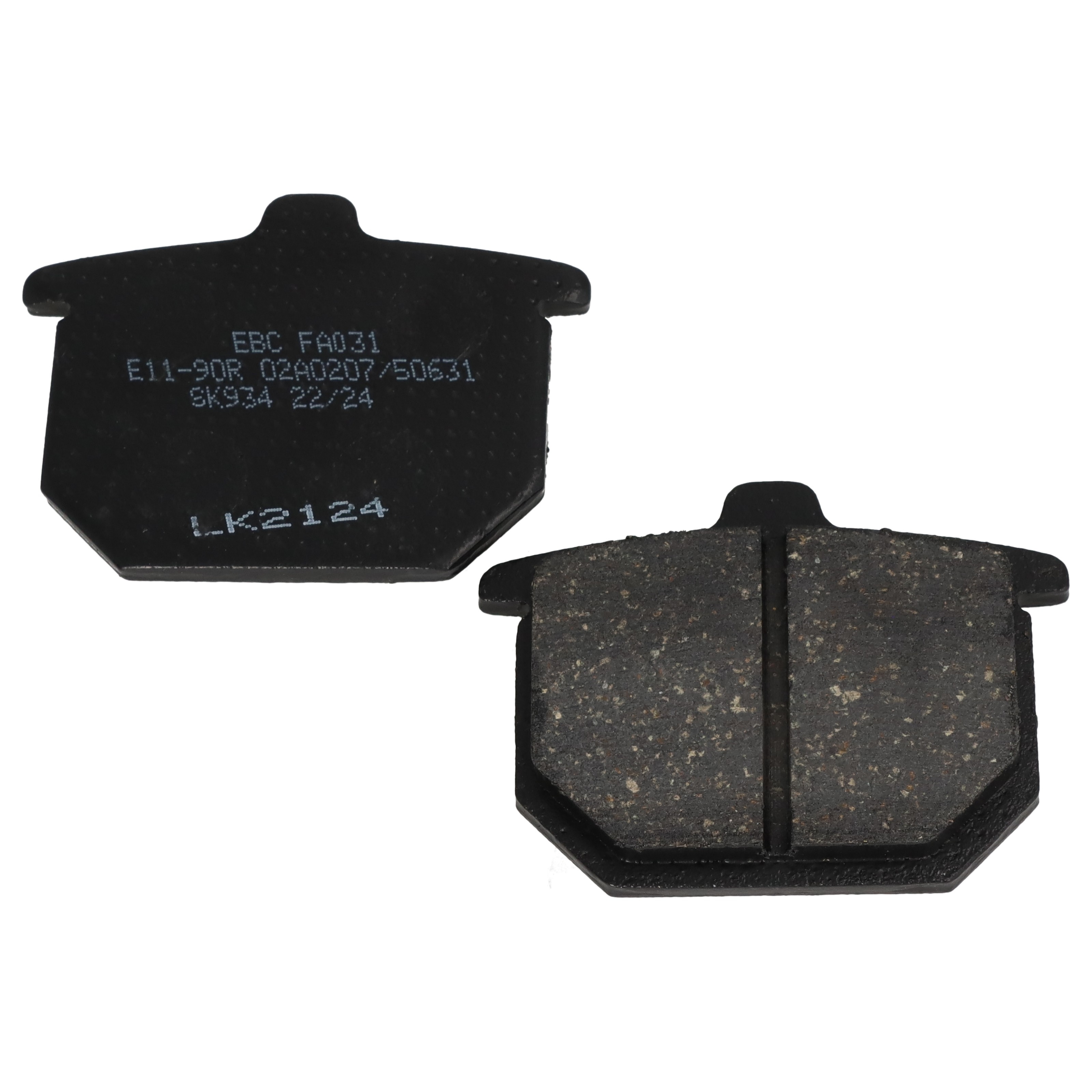 EBC FA031 Bremsbeläge vorne hinten für Honda GL1100 1980 CB750 F 1977-81 CB400 1980 CB900 1979-80 CX500