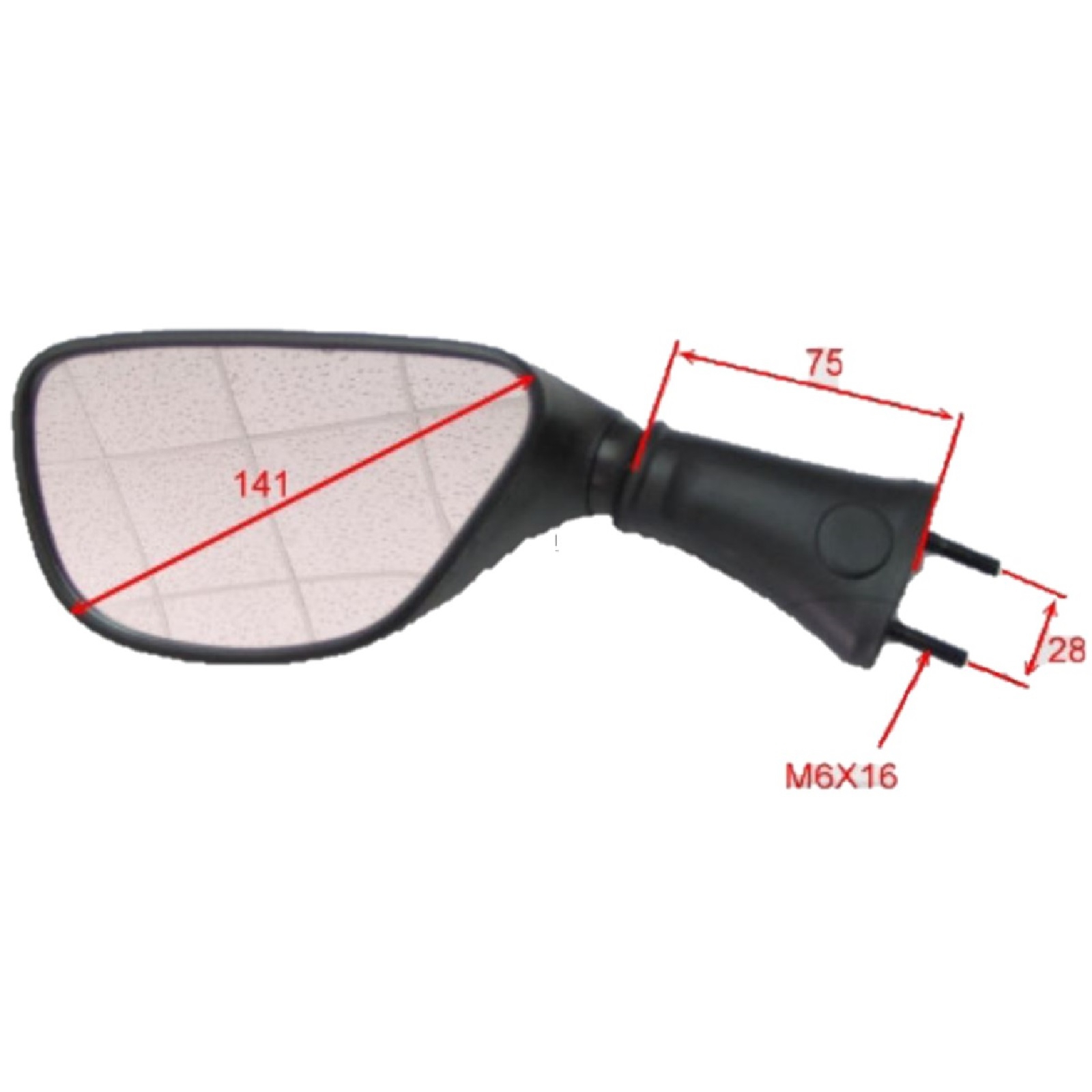 Verkleidungsspiegel Paar für Kawasaki ZX-6R 600 1998-2002 636 A 2002 ZX-9R 900 1998-2003 e-geprüft