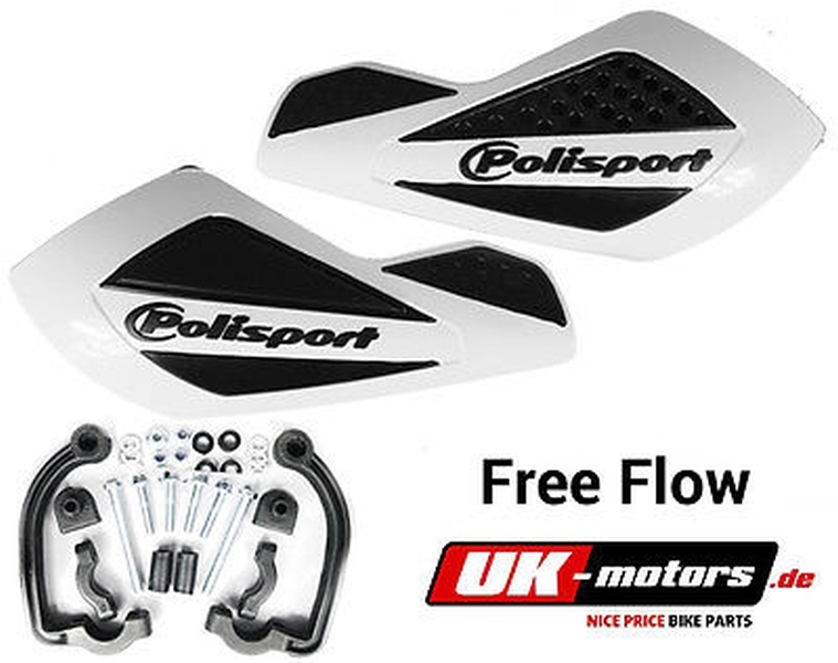 Polisport Handprotektoren Paar FREE FLOW WEISS 8304700001