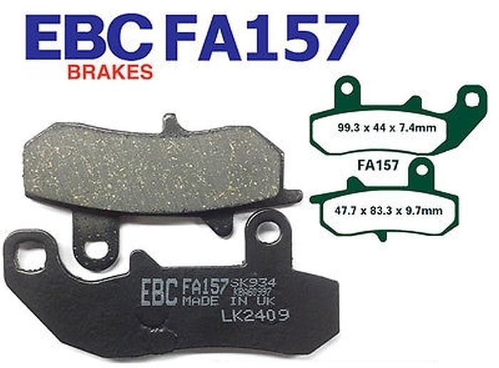 EBC Bremsbeläge FA157 für Suzuki DR RG R RU RE RS REU RSE RSEU F FU