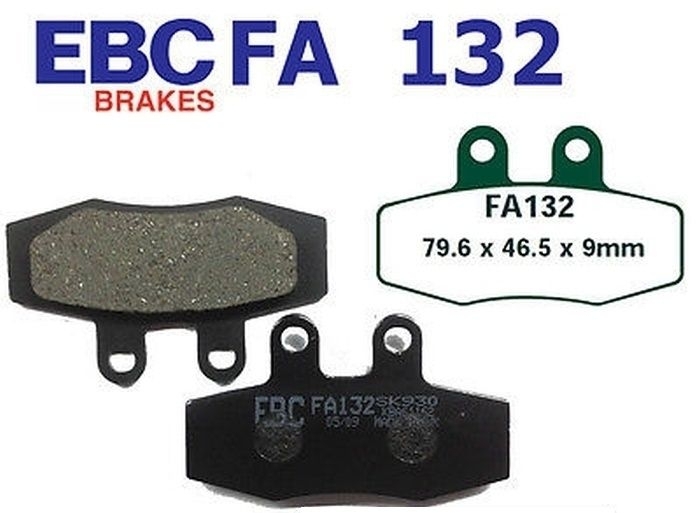 EBC FA132 Blackstuff Bremsbeläge für KTM EGS 125 EXC 250 300 350 Incas 600 Maico GS 490 250