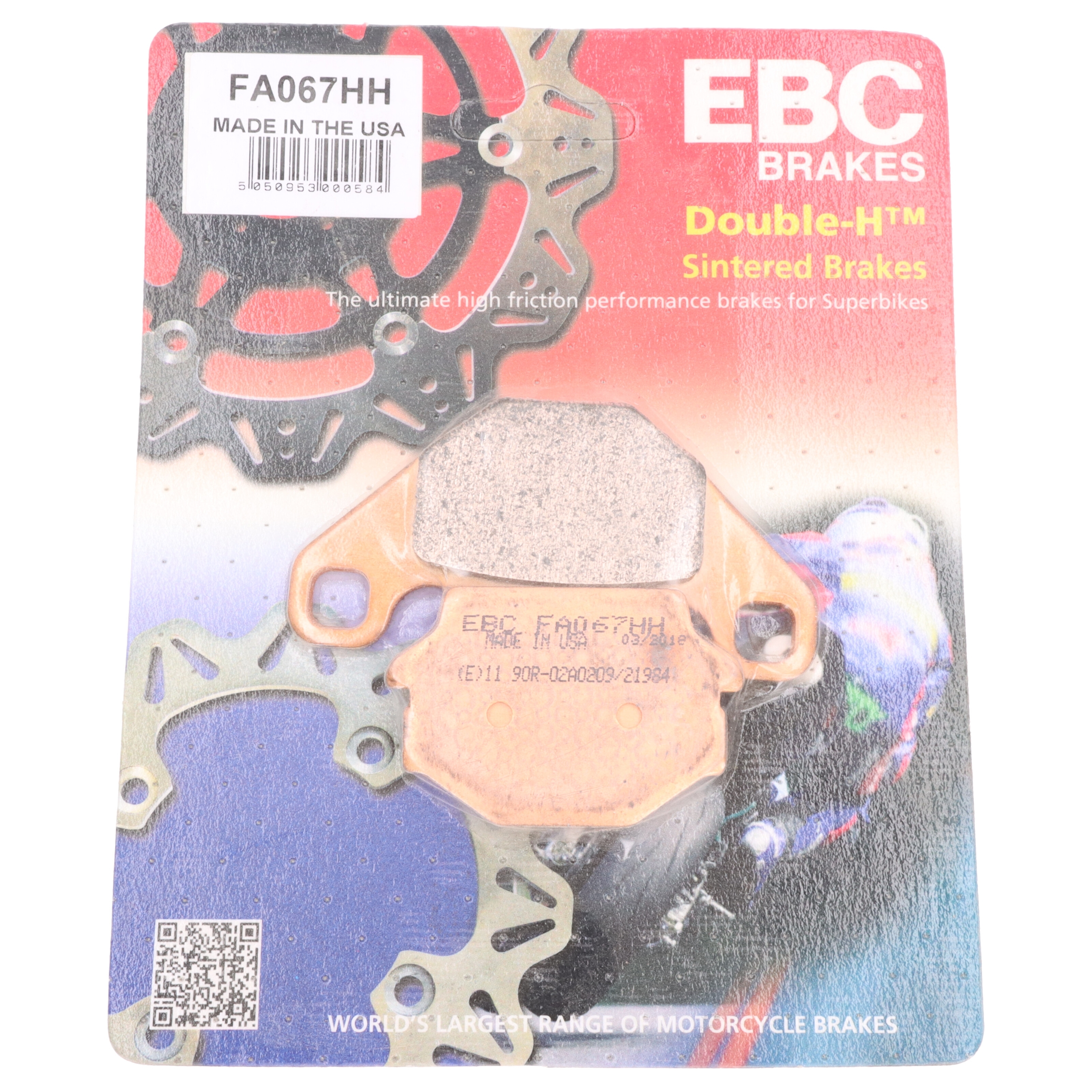 EBC FA067HH Bremsbeläge für Kawasaki Aprilia Husaberg KTM Suzuki Yamaha Goes Linhai Polaris