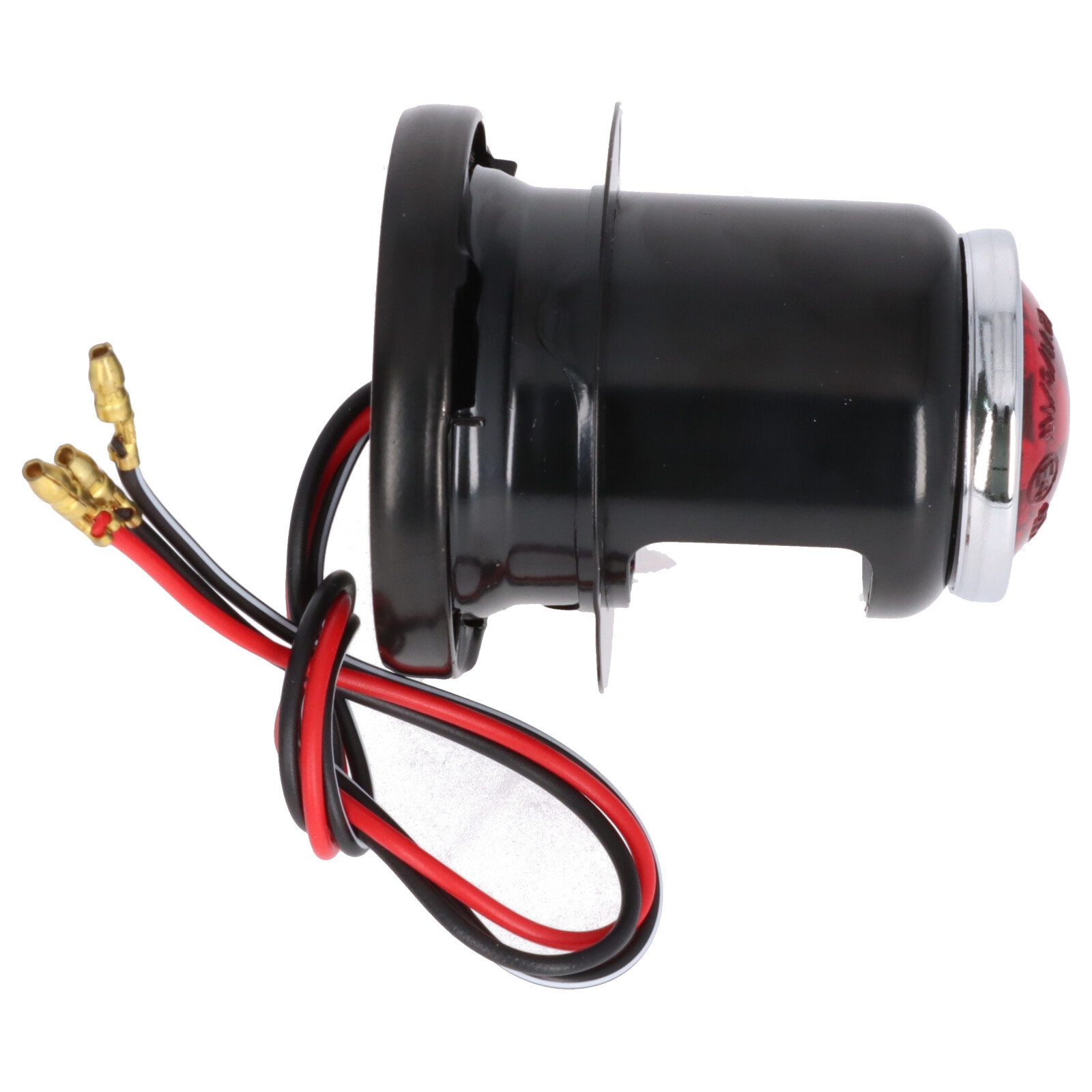 Universelle Rückleuchte Rücklicht schwarz mit Nummernschildbeleuchtung Metallgehäuse