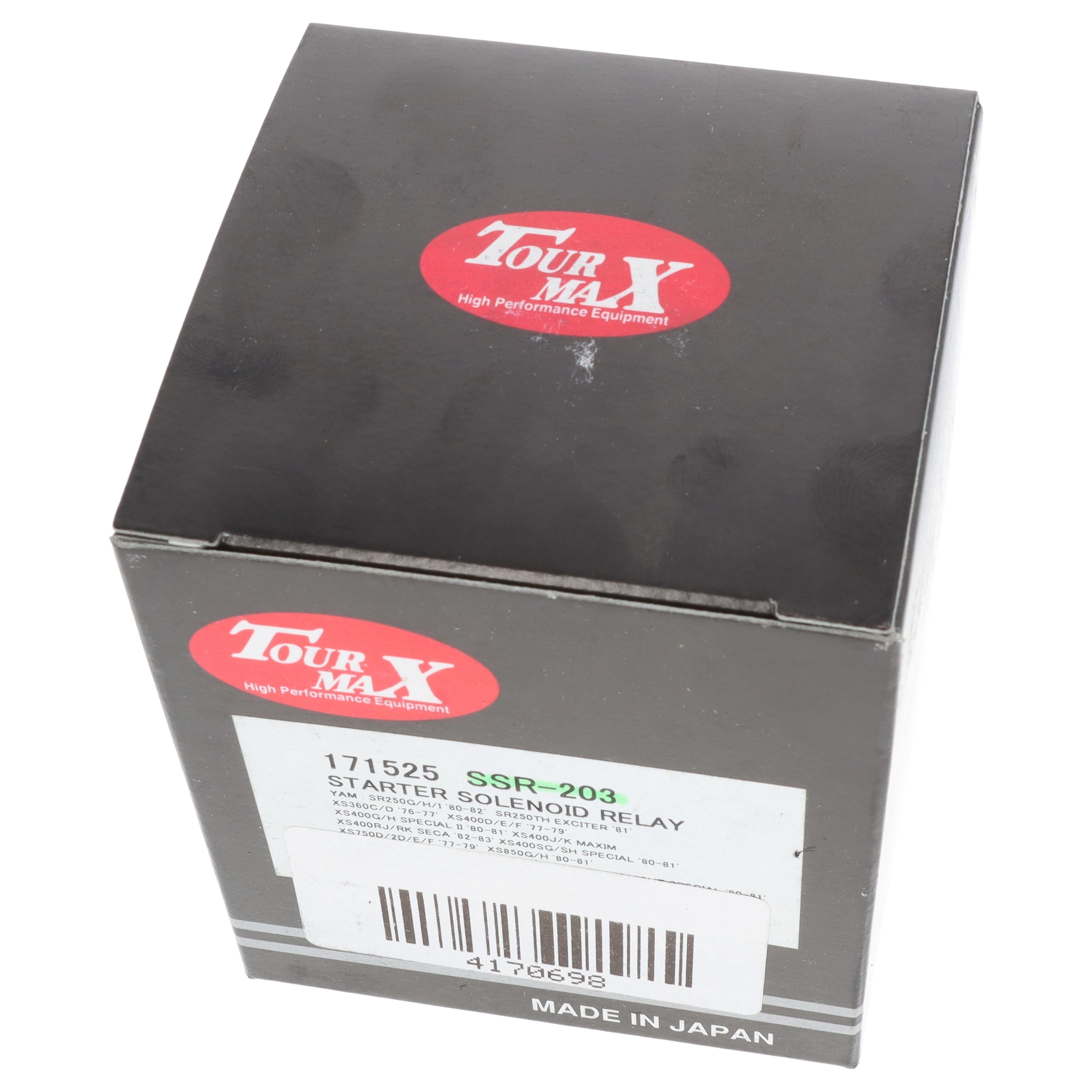 Tourmax SSR-203 Anlasserrelais für Yamaha SR 250 1980-82 XS400 1977-83 XS750 XS1100 XS850