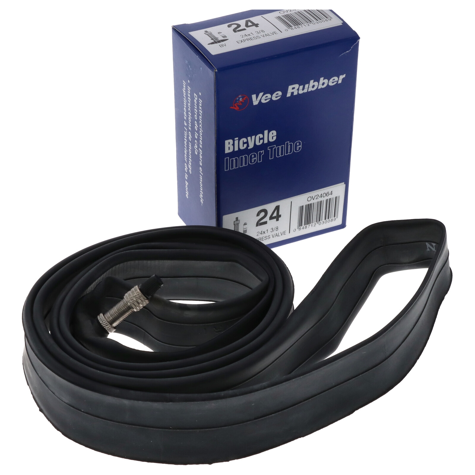 Reifenschlauch Schlauch für Rollstuhl 24x1 24x3/4  24x1 3/8 mit Dunlopventil