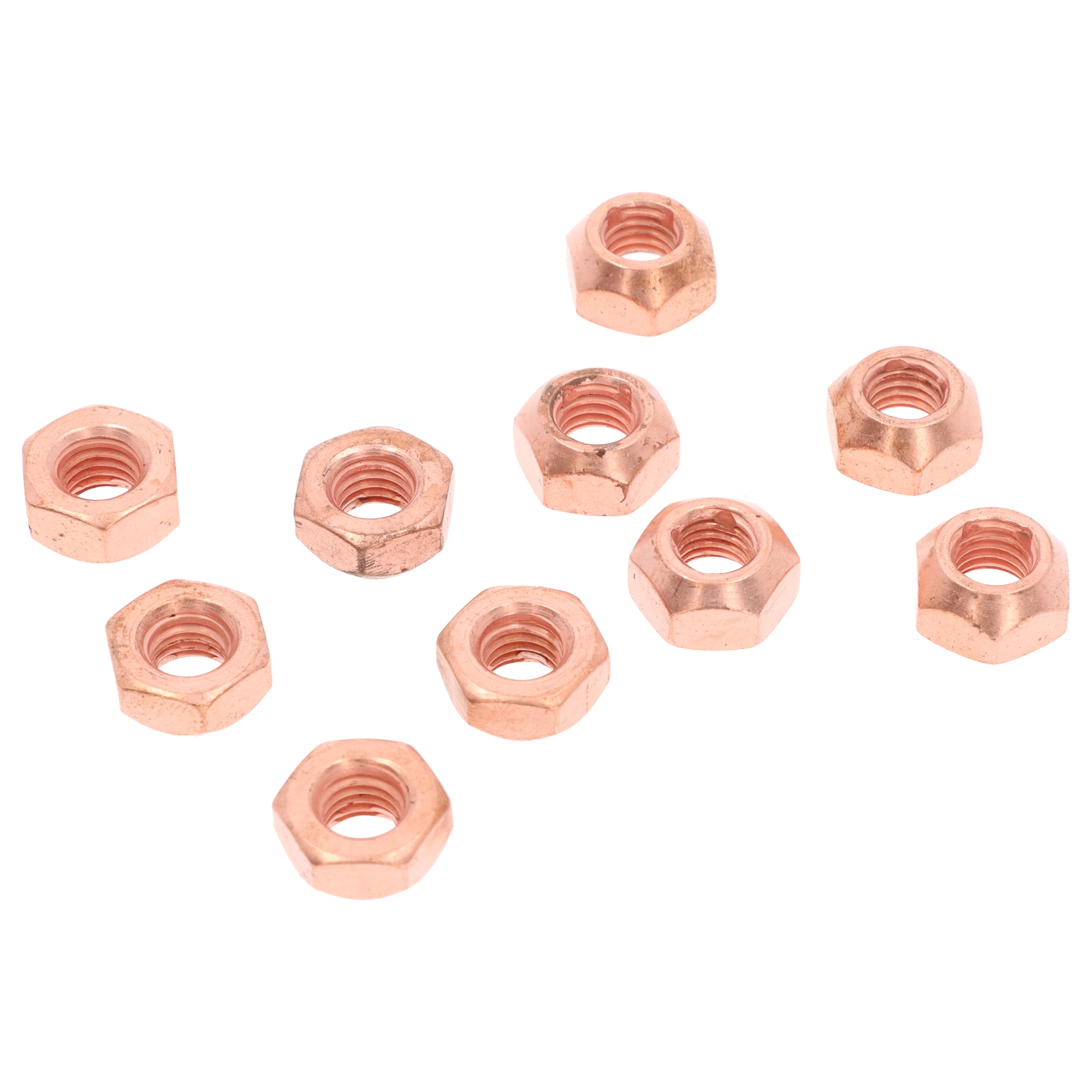 BOSAL BOS258-028 Auspuff Kupfermutter Kupfermuttern für Audi BMW VW M8 SW12 M8x1.25 10 Stück