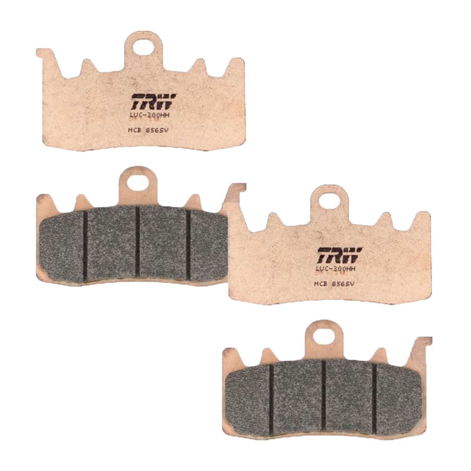 TRW Sintermetall Bremsbelagsatz für BMW F800 F900 S1000 KTM Duke 890 Triumph Street Triple vorne+hinten