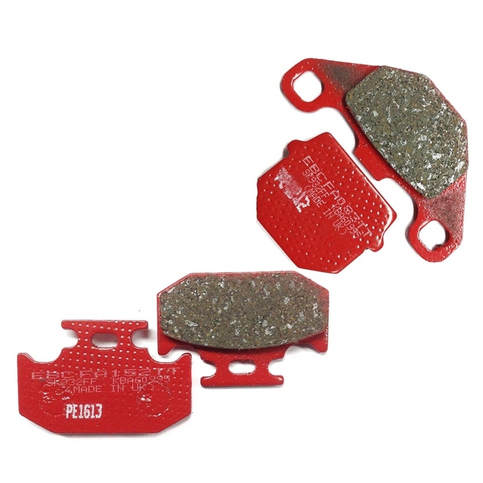 EBC Bremsbeläge SET Vorne + Hinten für Kawasaki KDX 125 A1/A2/B1/B2 90-94