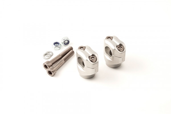Klemmsatz Lenker silber 127K102SI für Kawasaki Z750 2004-2014 Z1000 2003-2009