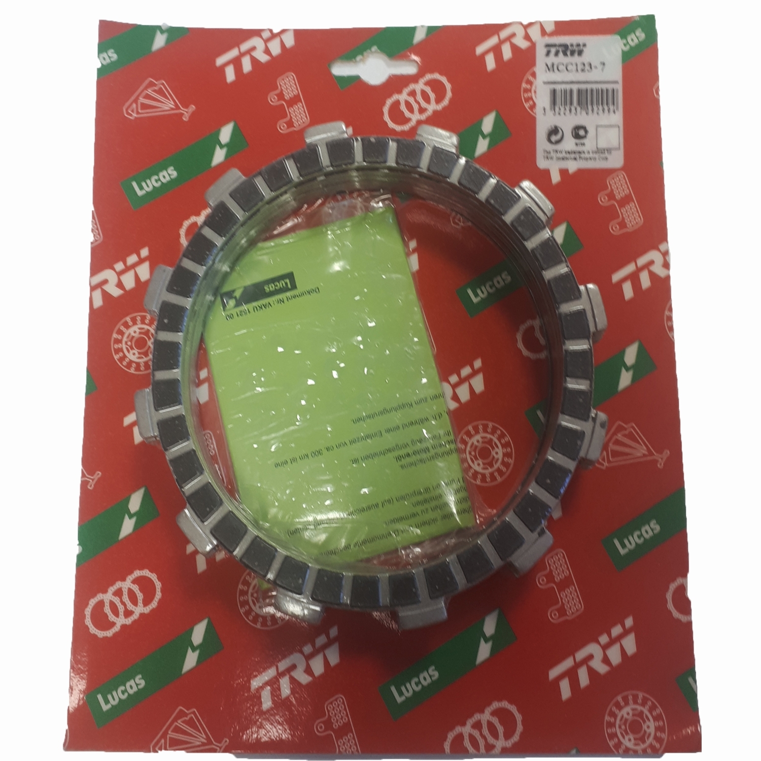 Lucas Kupplungslamellen MCC123-7 Kupplung für Honda XRV750 Africa Twin 1990-2003