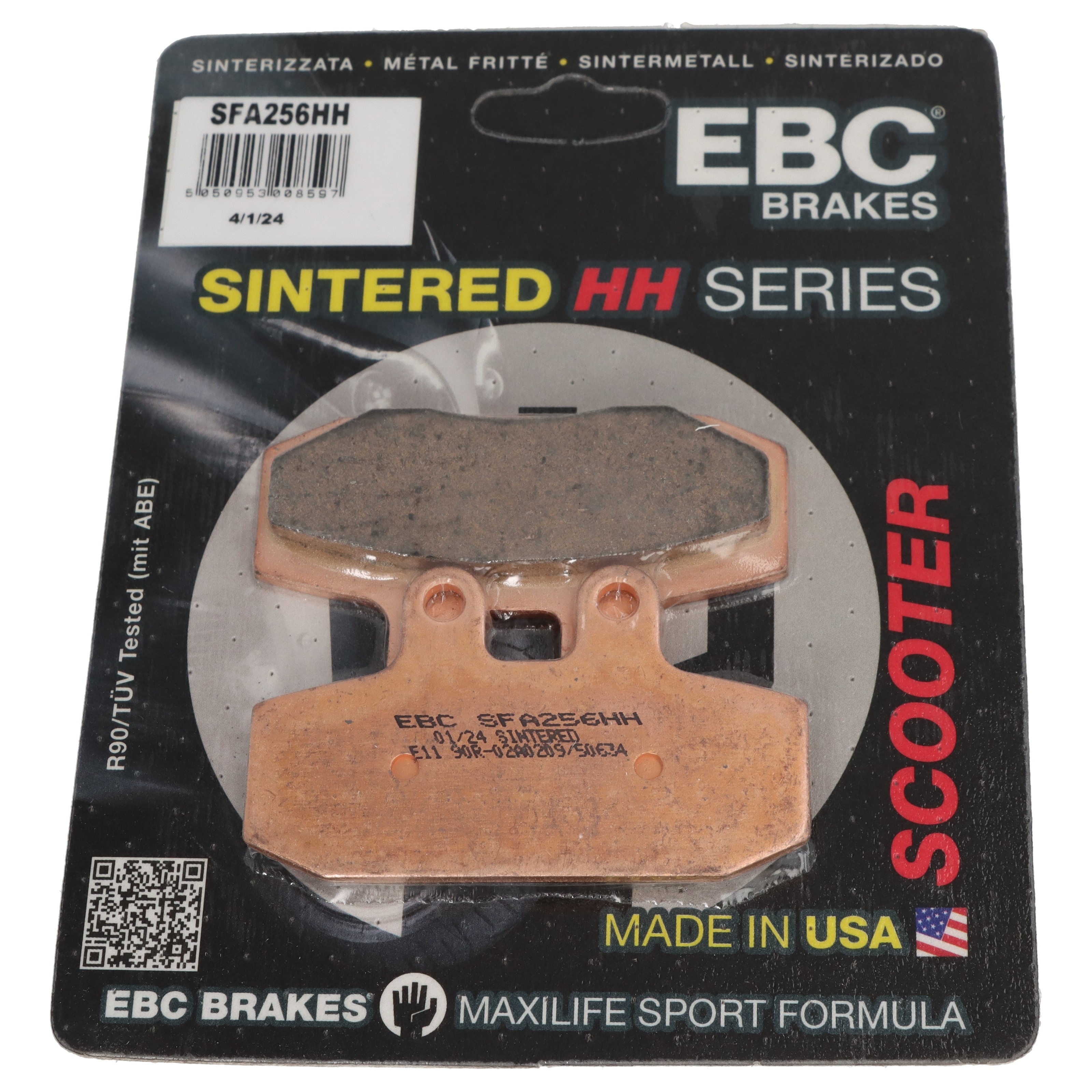 EBC SFA256HH Bremsbeläge vorne für Honda SJ Bali 50 100 Aprilia Scarabeo Sport City Leonardo Derbi Rambla